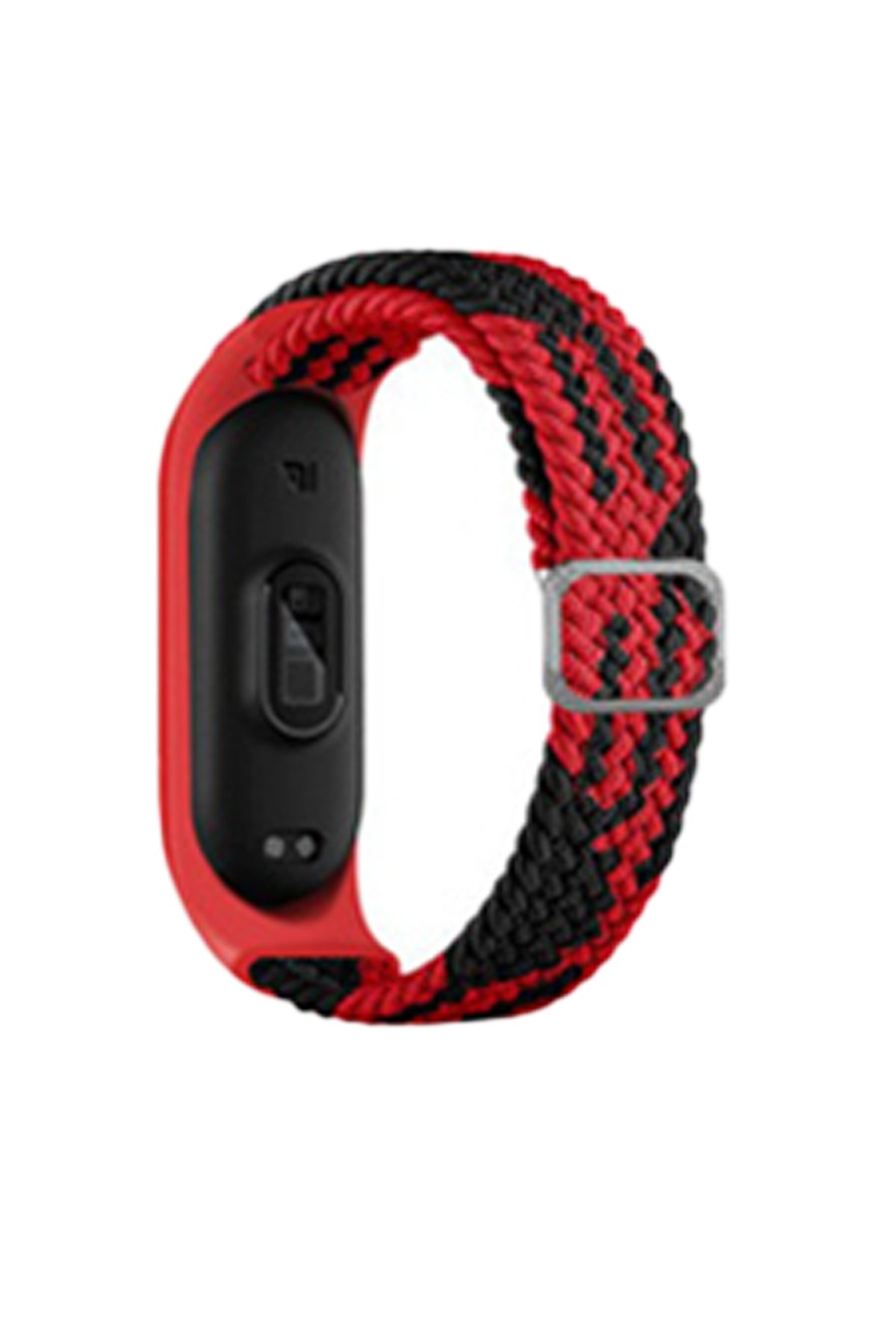 Newface Xiaomi Mi Band 4 Spor Delikli Kordon - Kırmızı-Beyaz