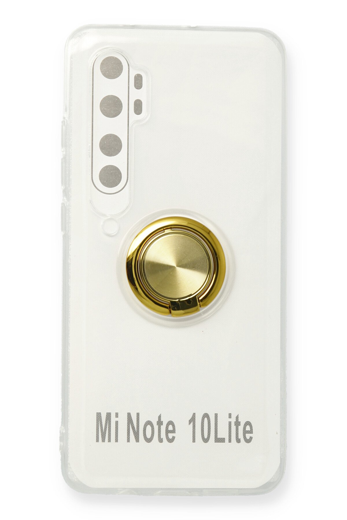 Newface Xiaomi Mi Note 10 Lite Kılıf Gros Yüzüklü Silikon - Yeşil