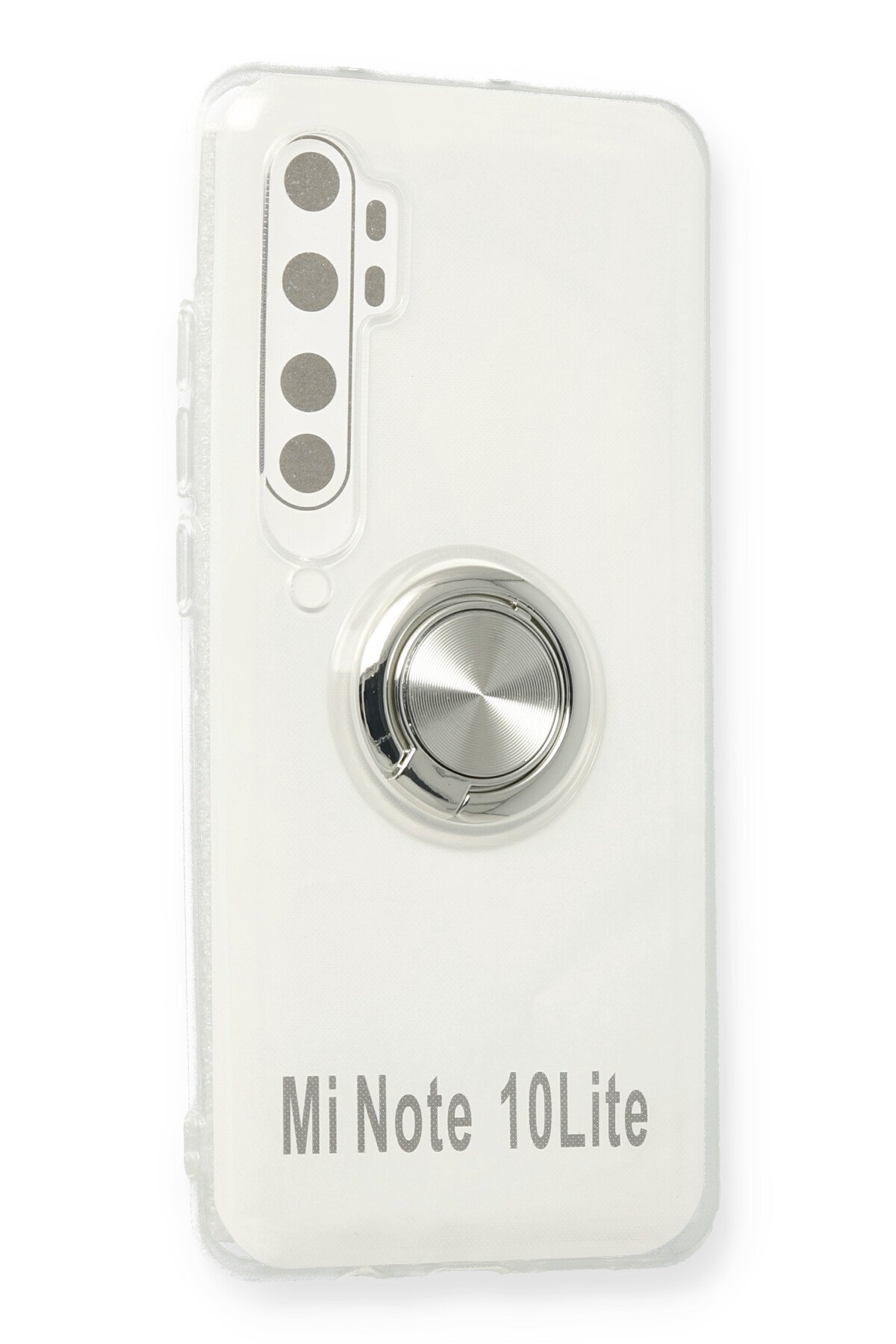 Newface Xiaomi Mi Note 10 Lite Kılıf Sofya Yüzüklü Silikon Kapak - Rose