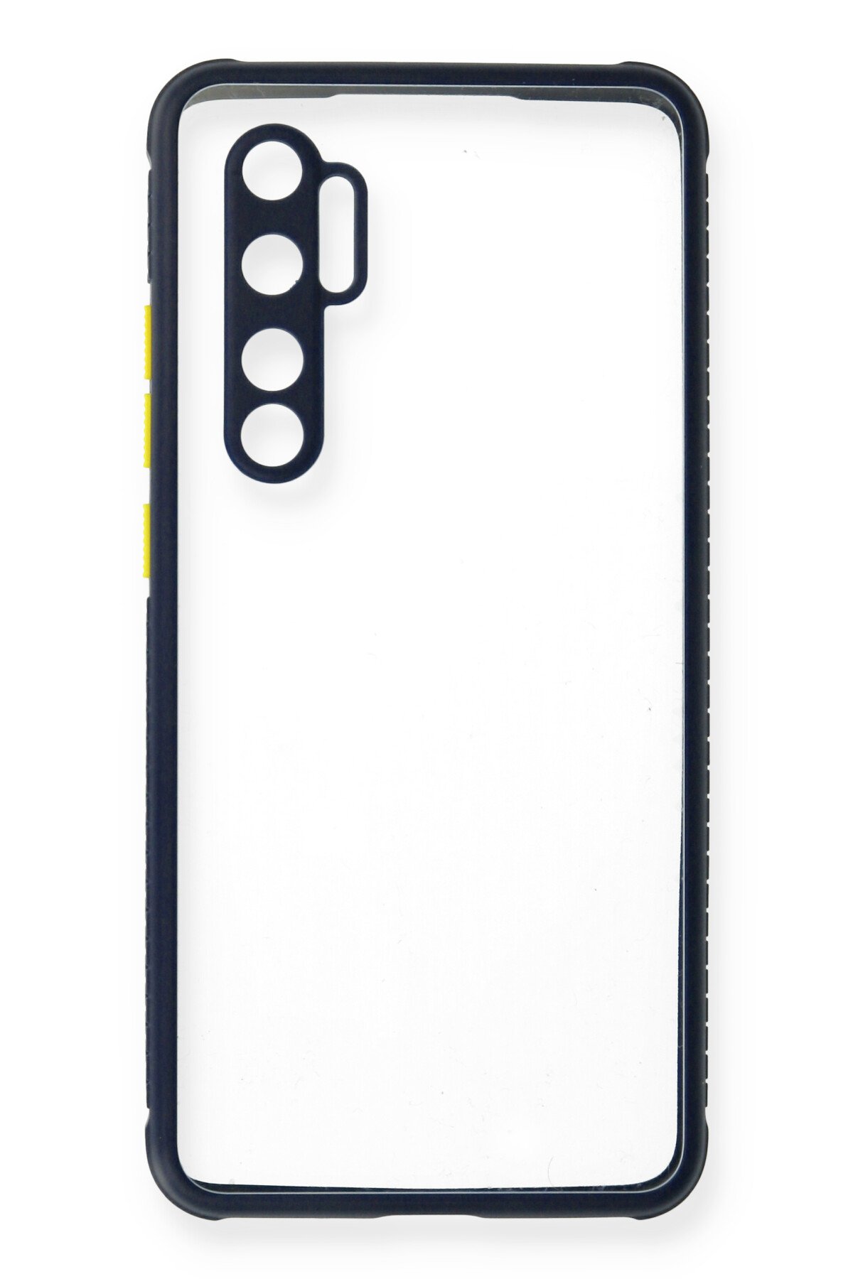 Newface Xiaomi Mi Note 10 Lite Kılıf Miami Şeffaf Silikon  - Fuşya