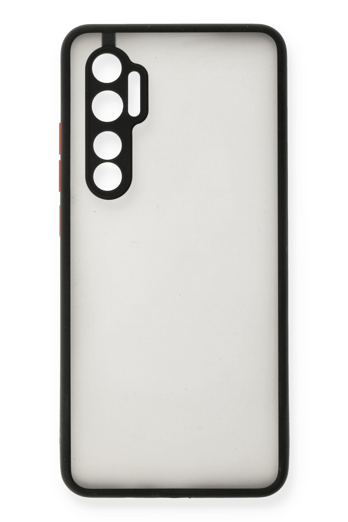 Newface Xiaomi Mi Note 10 Lite Kılıf Miami Şeffaf Silikon - Gri