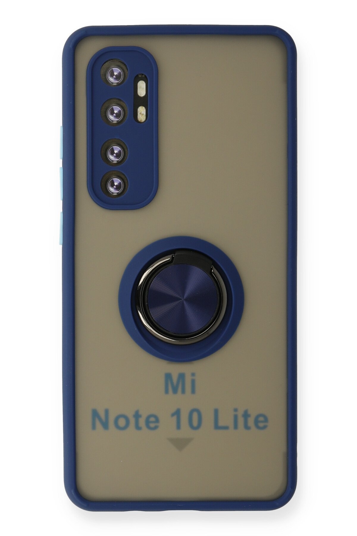 Newface Xiaomi Mi Note 10 Lite Kılıf Nano içi Kadife Silikon - Mavi