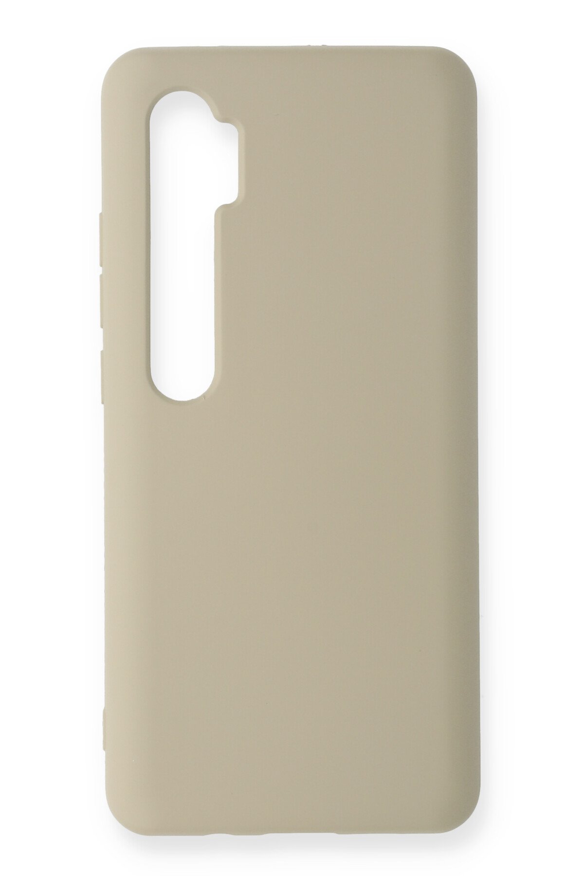 Newface Xiaomi Mi Note 10 Lite Kılıf Simli Yüzüklü Silikon - Siyah