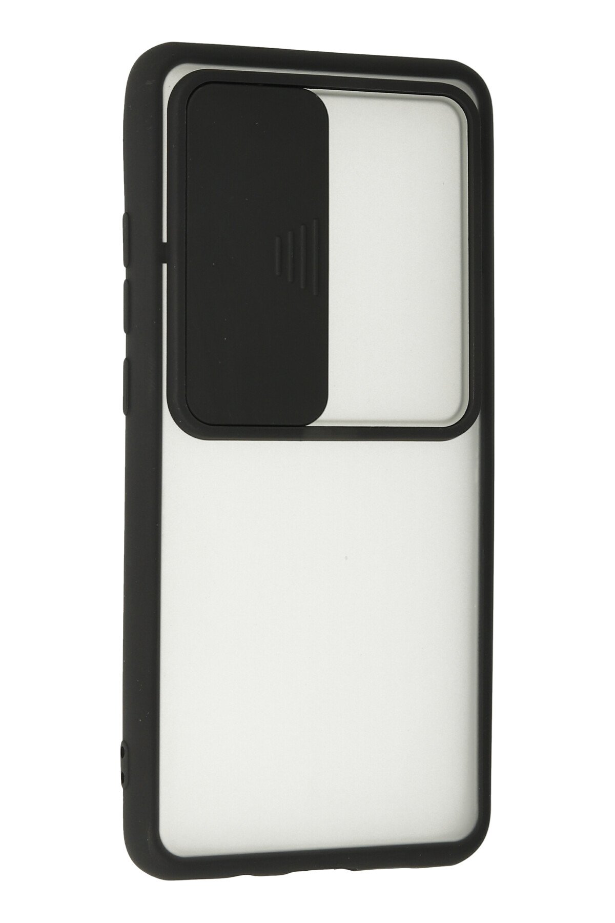 Newface Xiaomi Mi Note 10 Lite Kılıf Miami Şeffaf Silikon  - Siyah