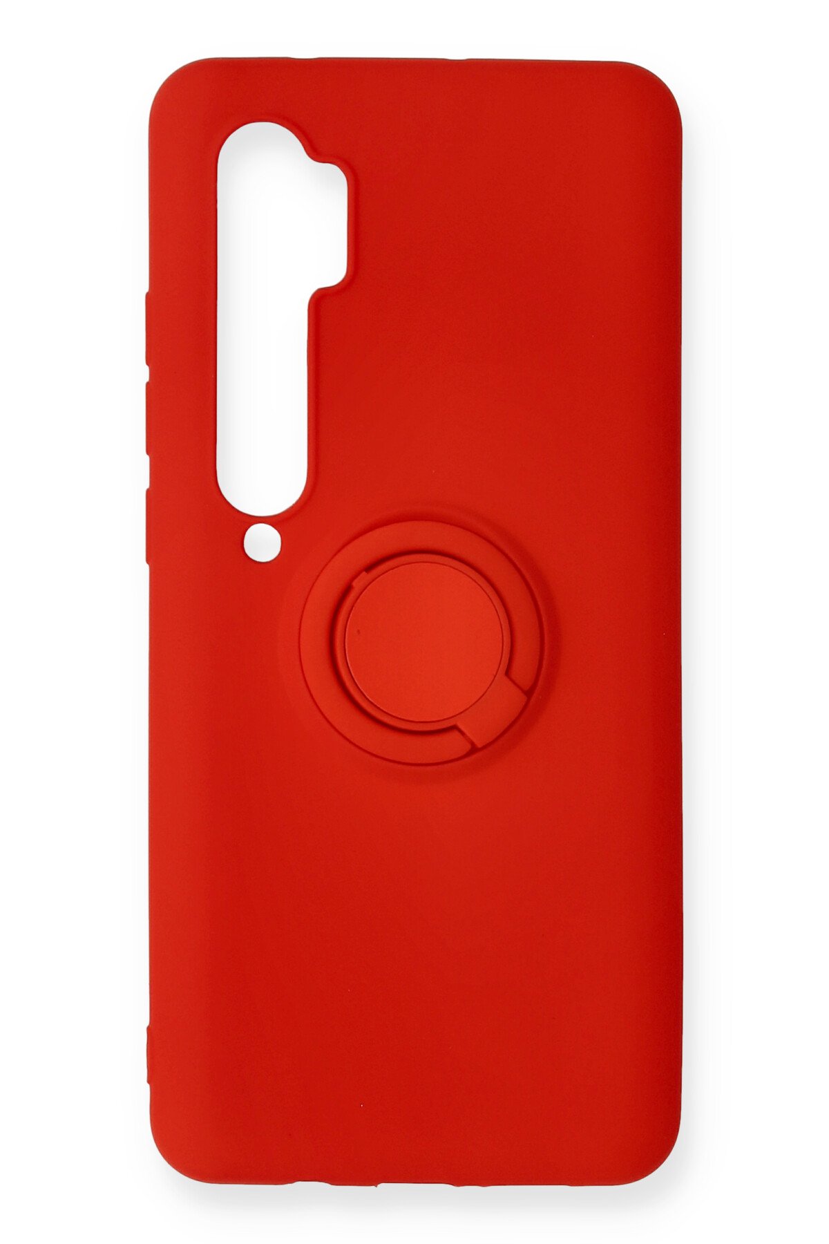 Newface Xiaomi Mi Note 10 Lite Kılıf Montreal Silikon Kapak - Kırmızı