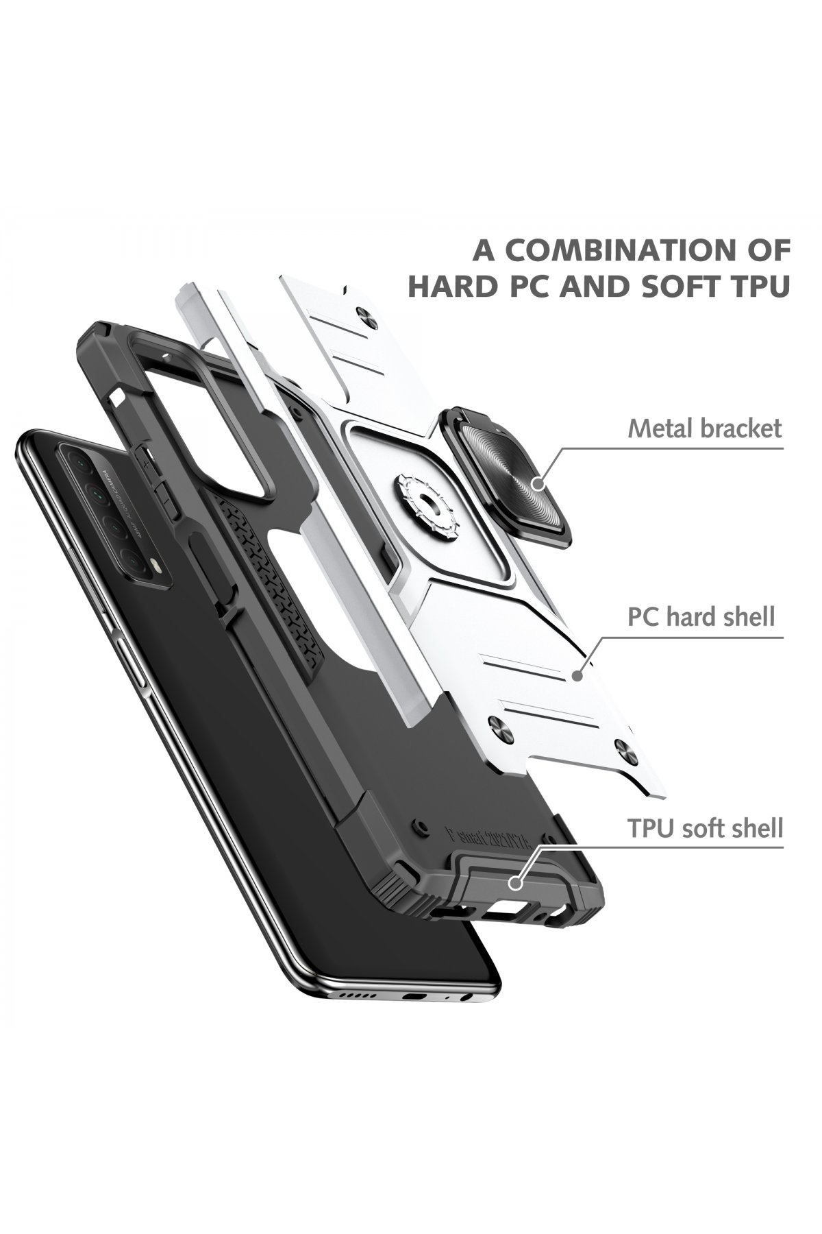 Newface Huawei P Smart 2021 Kılıf Olex Tpu Silikon - Şeffaf