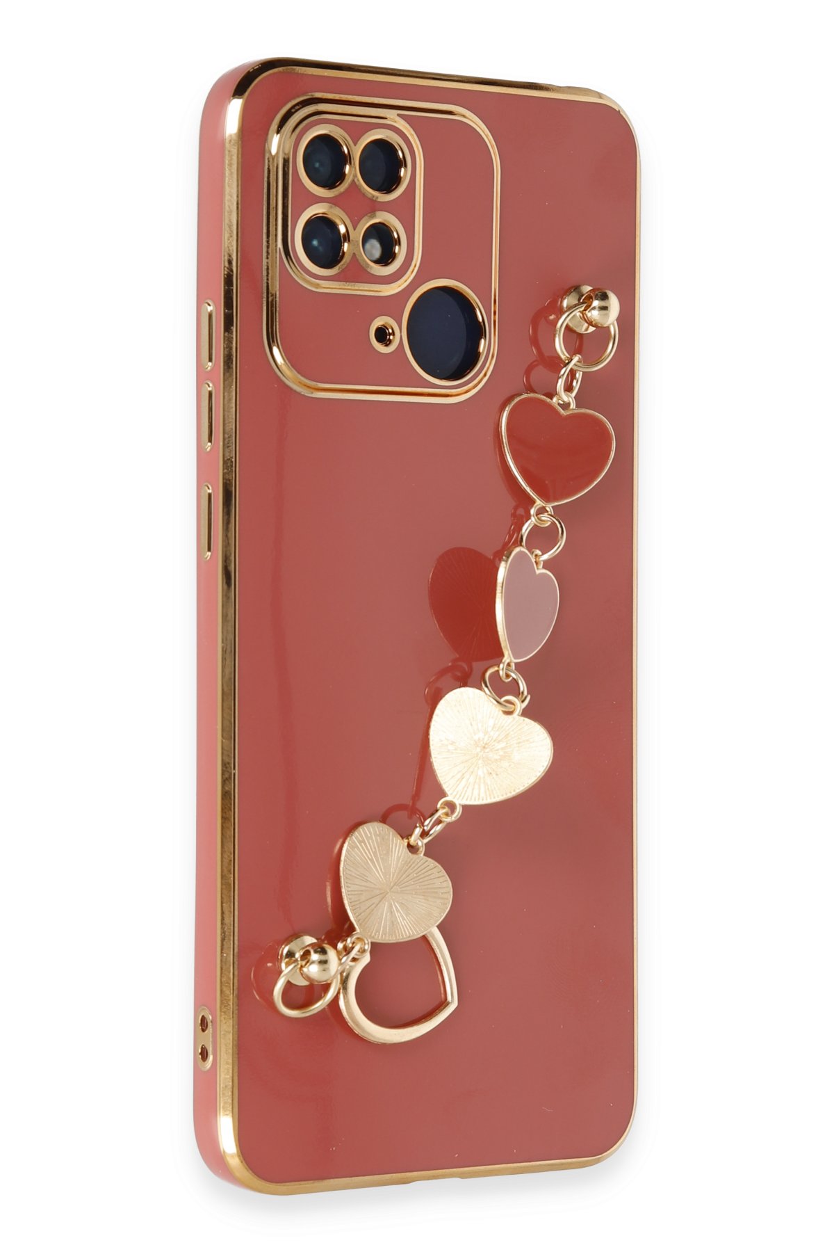 Newface Xiaomi Poco C40 Kılıf Pars Lens Yüzüklü Silikon - Lacivert