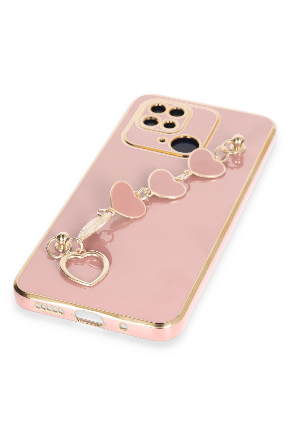 Newface Xiaomi Poco C40 Kılıf Montreal Yüzüklü Silikon Kapak - Sarı