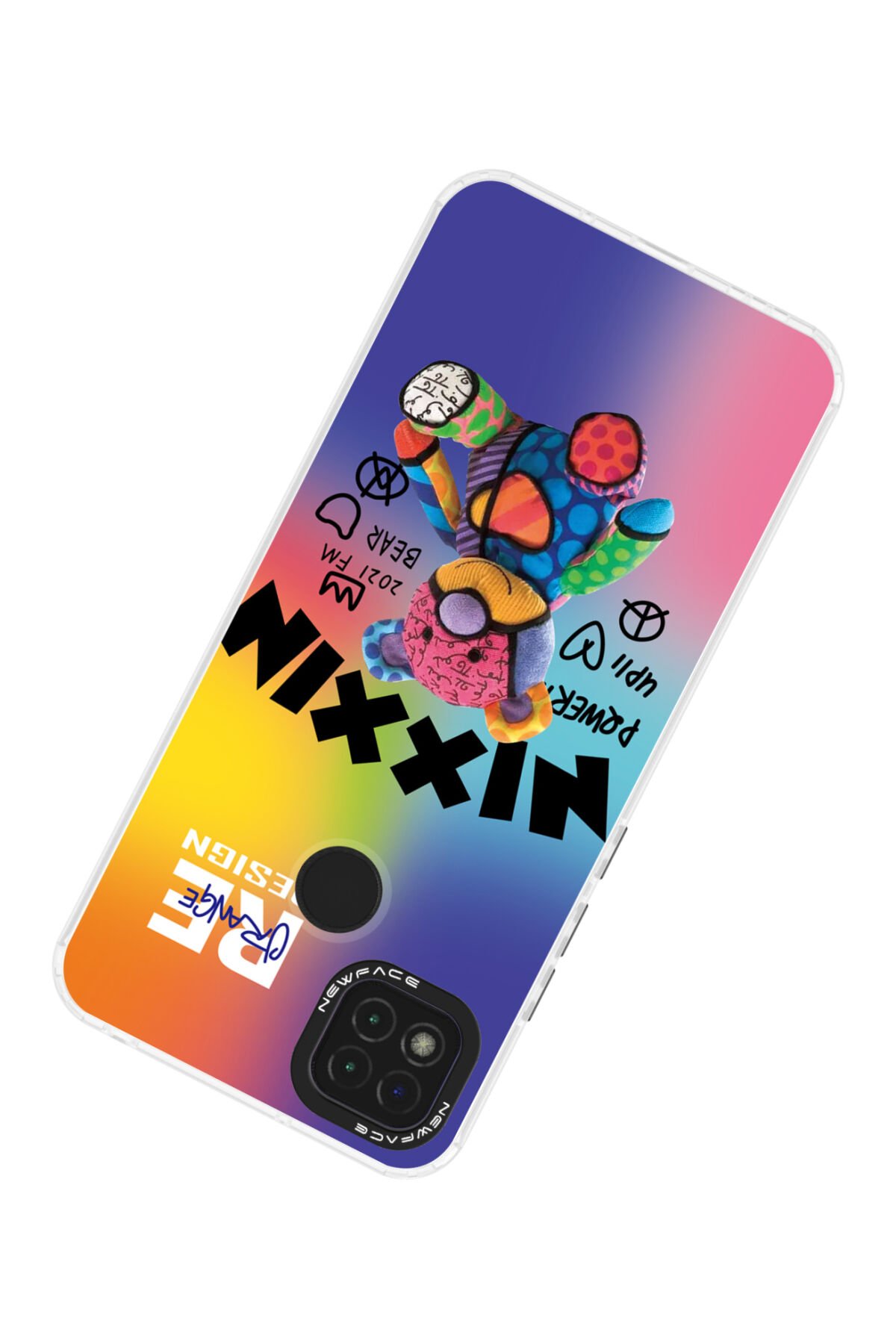Newface Xiaomi Poco C40 Kılıf Loop Deri Silikon - Kahverengi