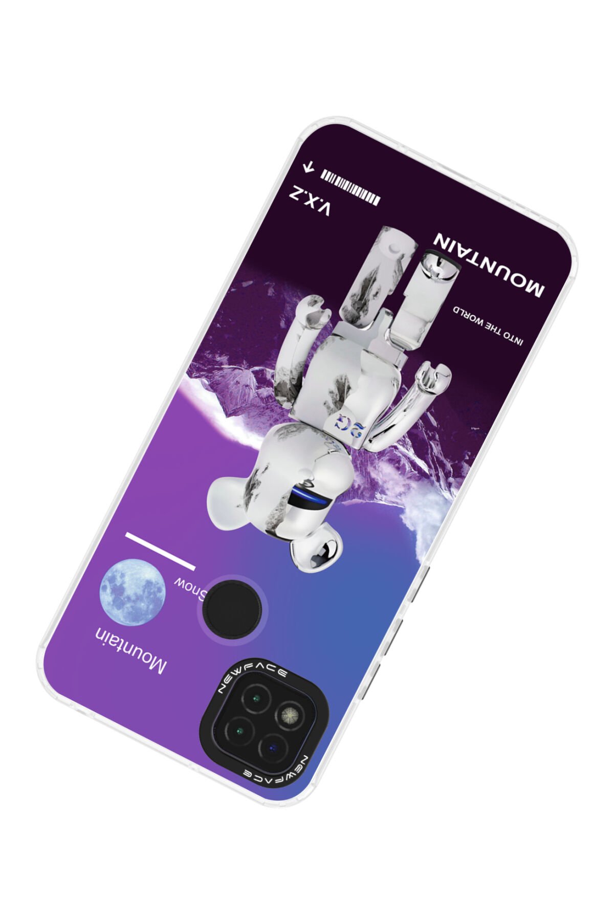 Newface Xiaomi Poco C40 Kılıf Estoril Desenli Kapak - Estoril - 15