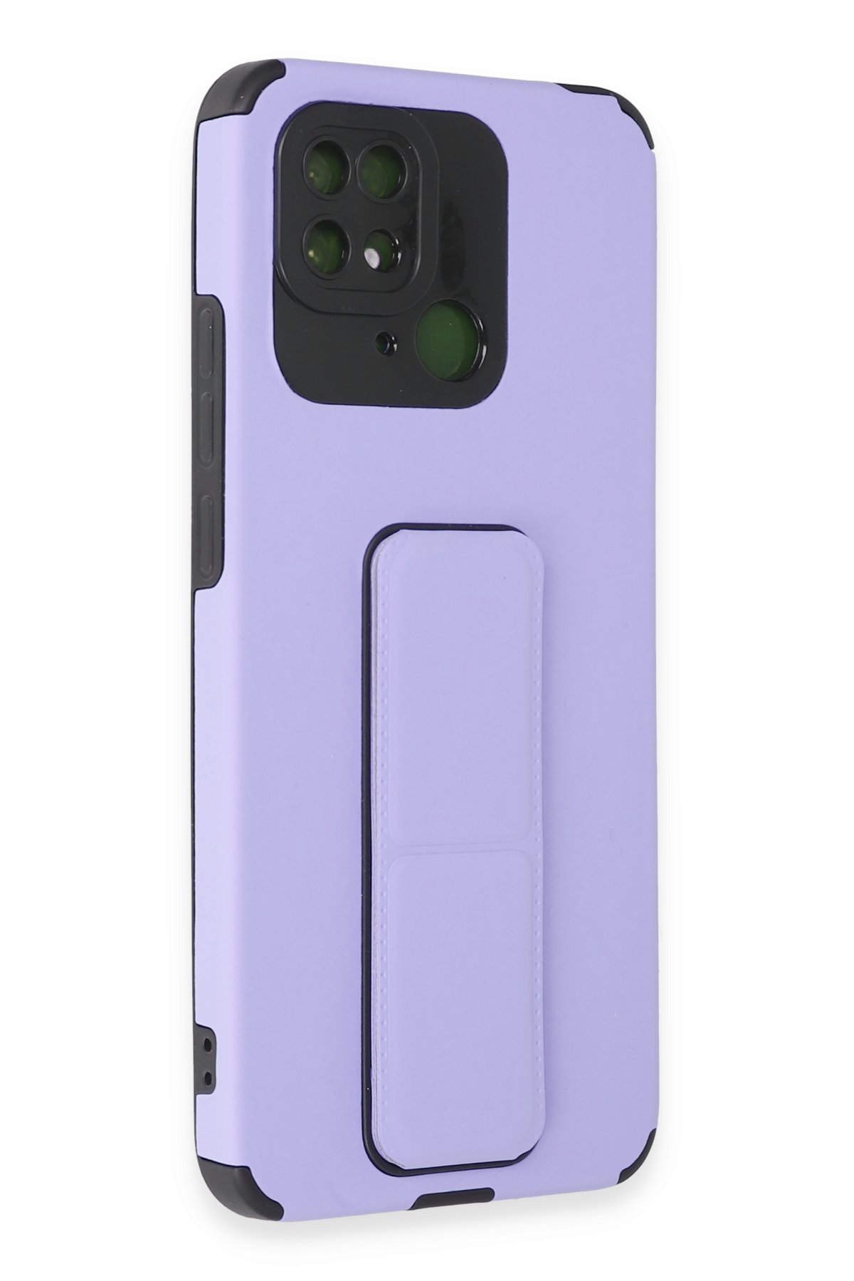 Newface Xiaomi Poco C40 Kılıf Pars Lens Yüzüklü Silikon - Lacivert