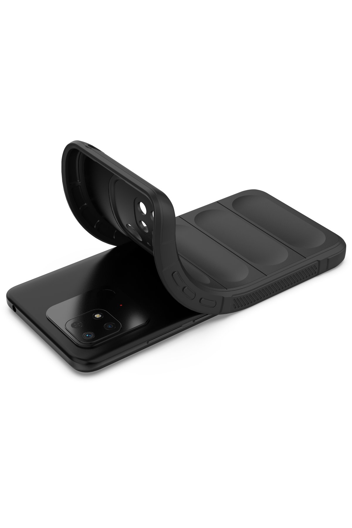 Newface Xiaomi Poco C40 Kılıf Esila Silikon - Gri