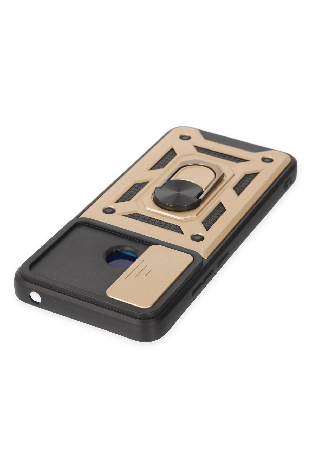 Newface Xiaomi Poco C40 Kılıf Mega Standlı Silikon - Lila