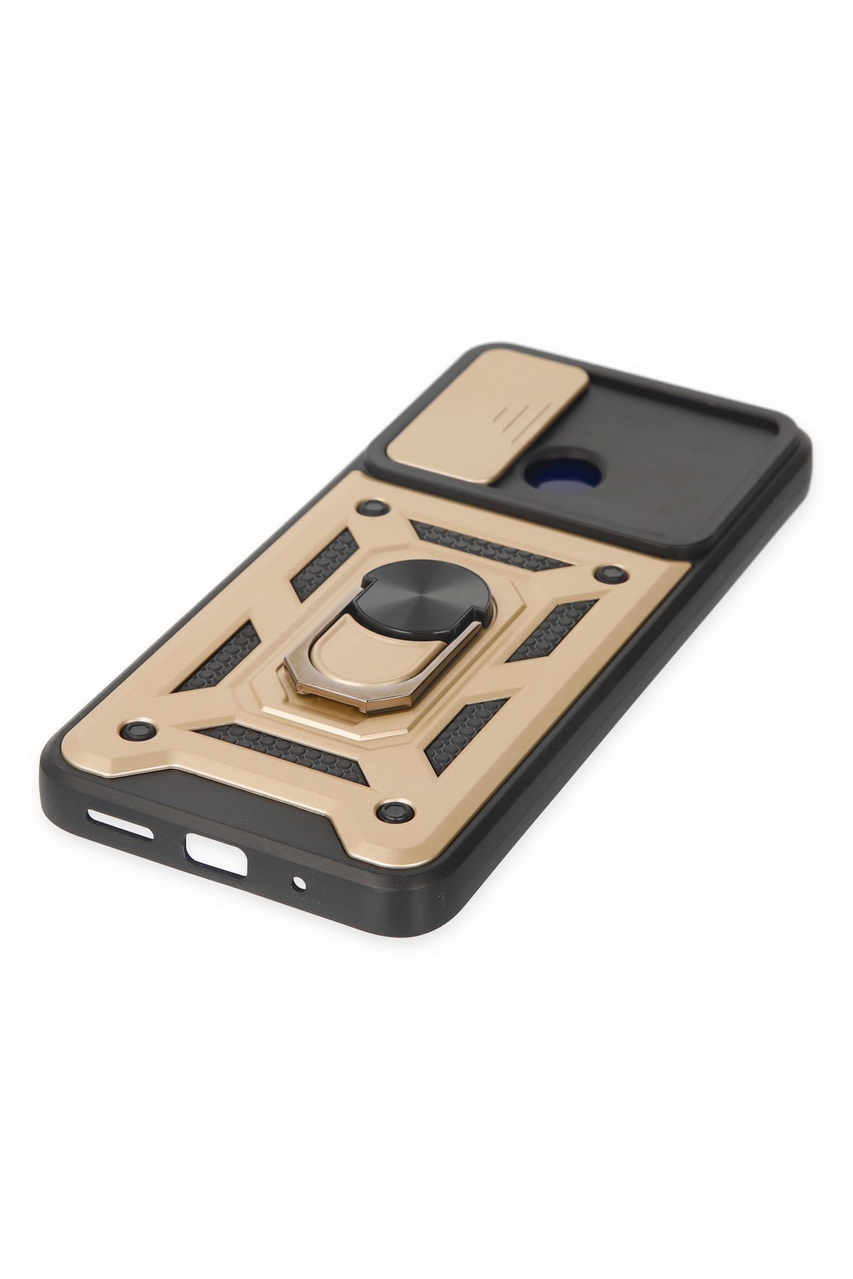 Newface Xiaomi Poco C40 Kılıf Mega Standlı Silikon - Lila