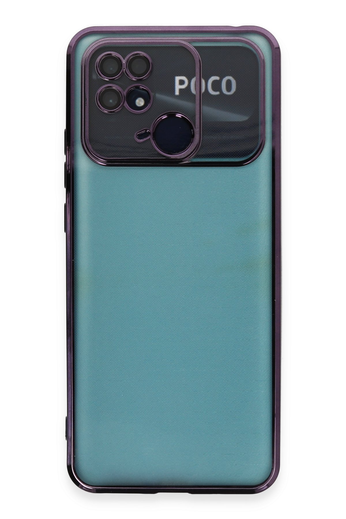 Newface Xiaomi Poco C40 Kılıf Mega Standlı Silikon - Kırmızı