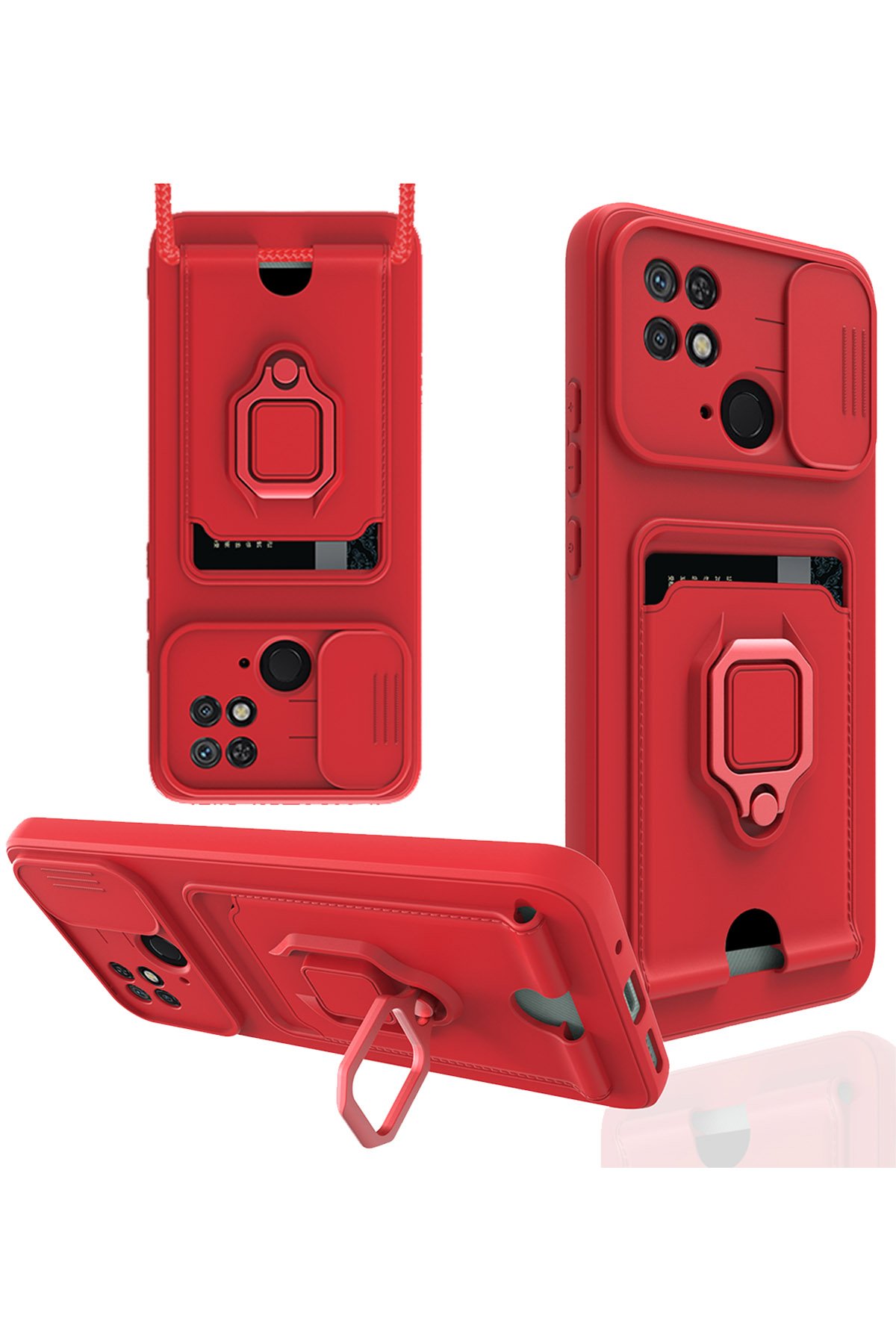 Newface Xiaomi Poco C40 Kılıf Montreal Silikon Kapak - Siyah