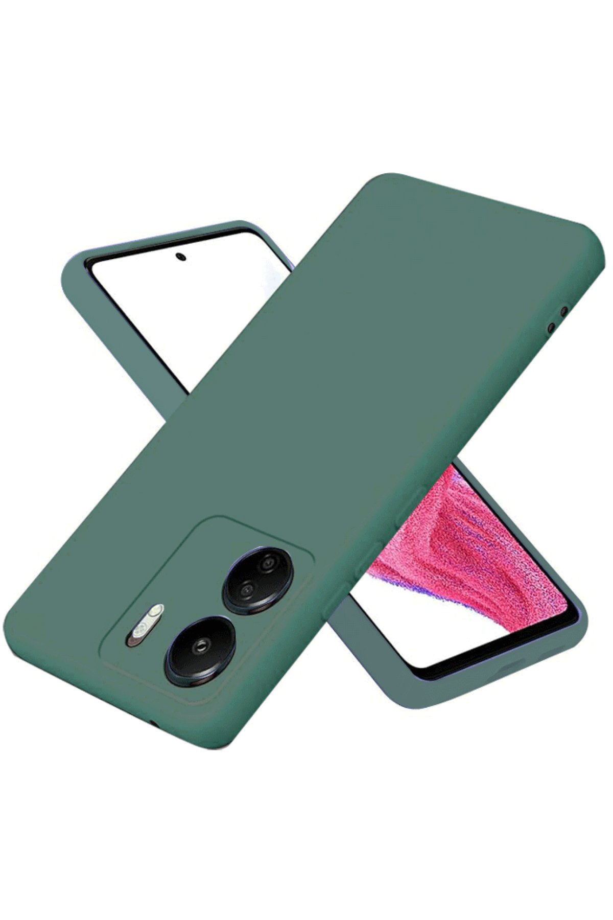 Newface Xiaomi Poco C65 Kılıf Nano içi Kadife Silikon - Mavi