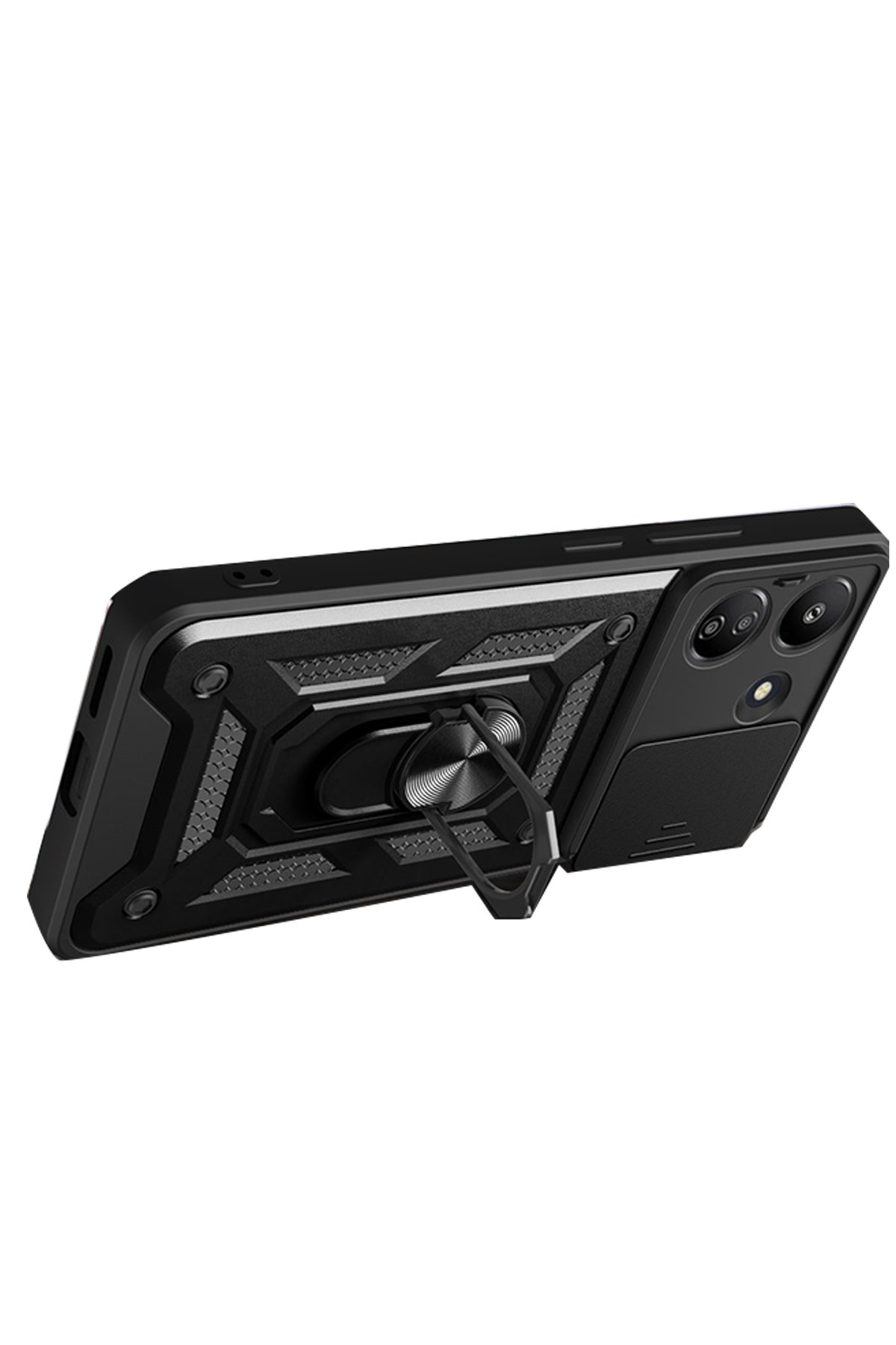 Newface Xiaomi Poco C65 Kılıf Trend S Plus Kapaklı Kılıf - Lacivert