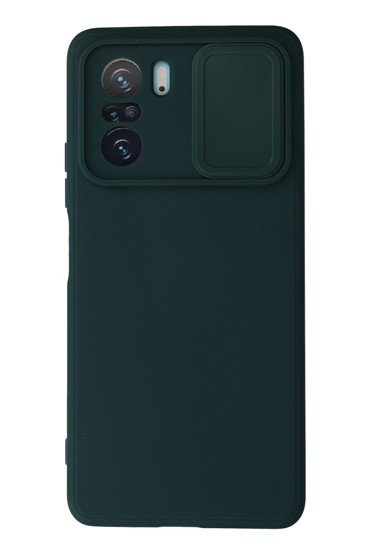 Newface Xiaomi Poco F3 Kılıf Palm Buzlu Kamera Sürgülü Silikon - Lacivert
