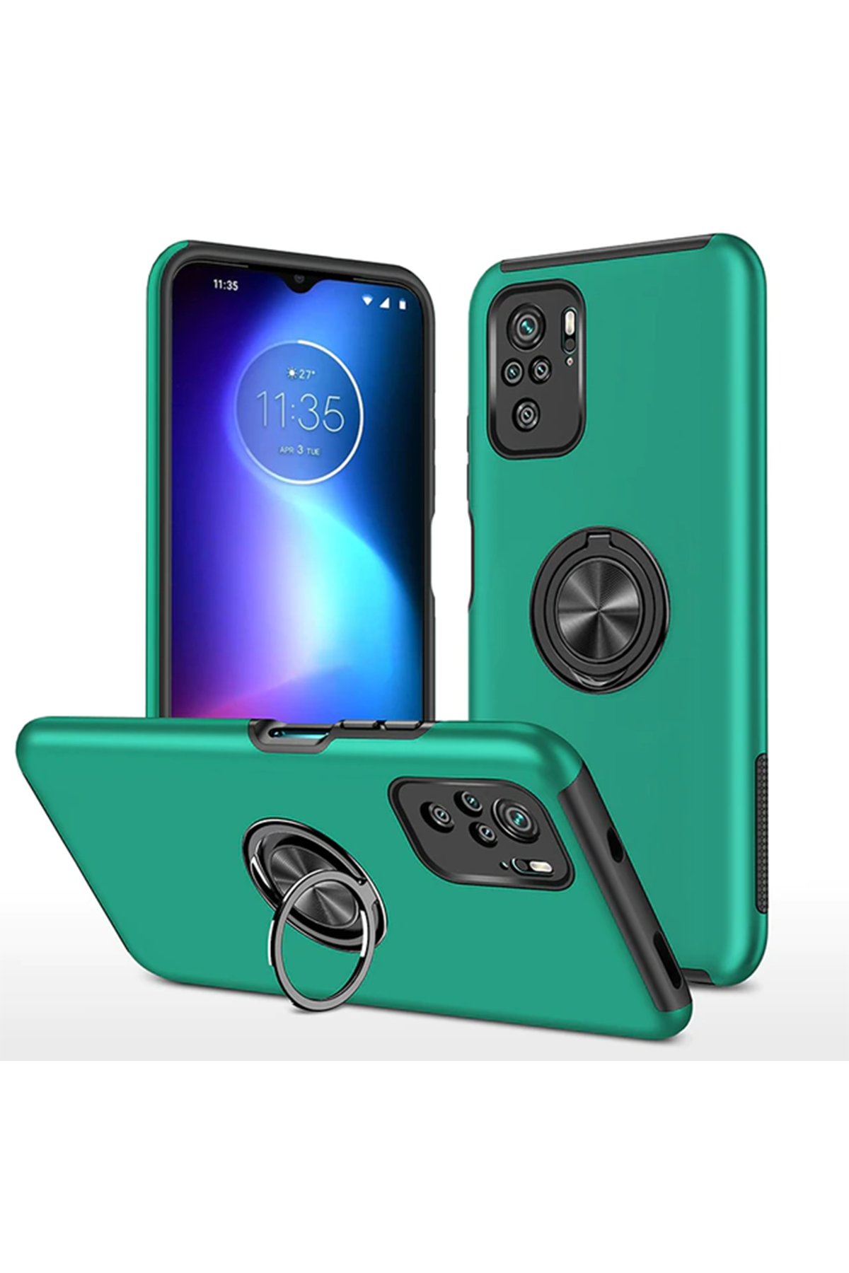 Newface Xiaomi Poco F3 Kılıf Montreal Silikon Kapak - Yeşil