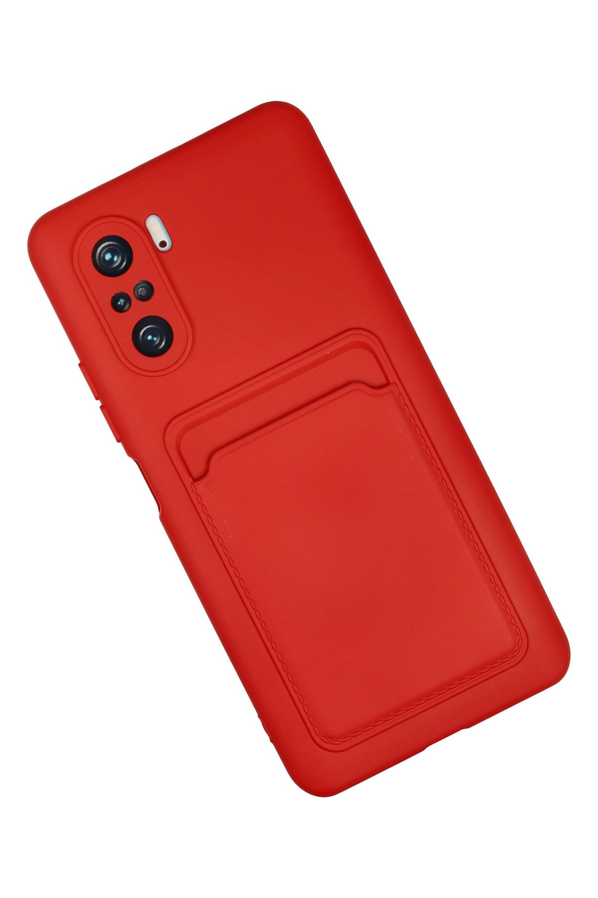 Newface Xiaomi Poco F3 Kılıf Palm Buzlu Kamera Sürgülü Silikon - Siyah