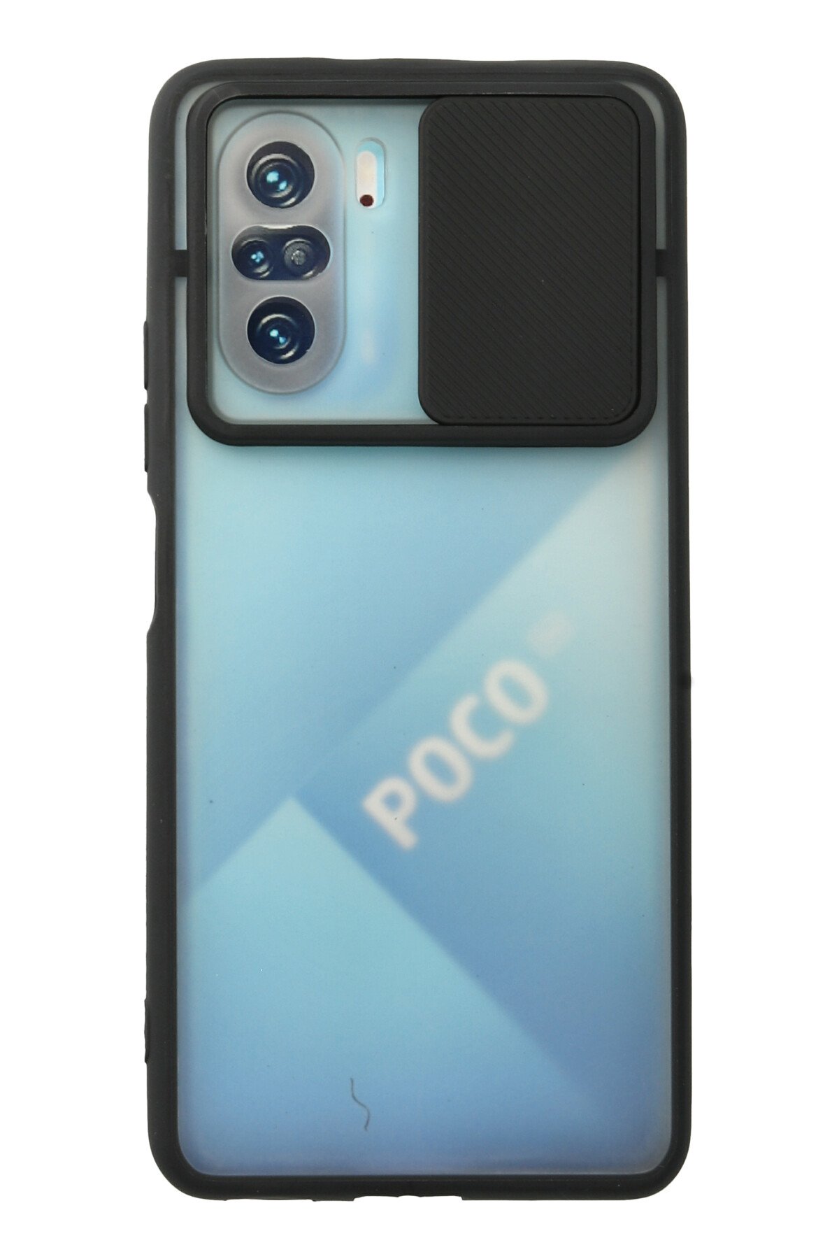 Newface Xiaomi Poco F3 Kılıf Elit Yüzüklü Kapak - Siyah
