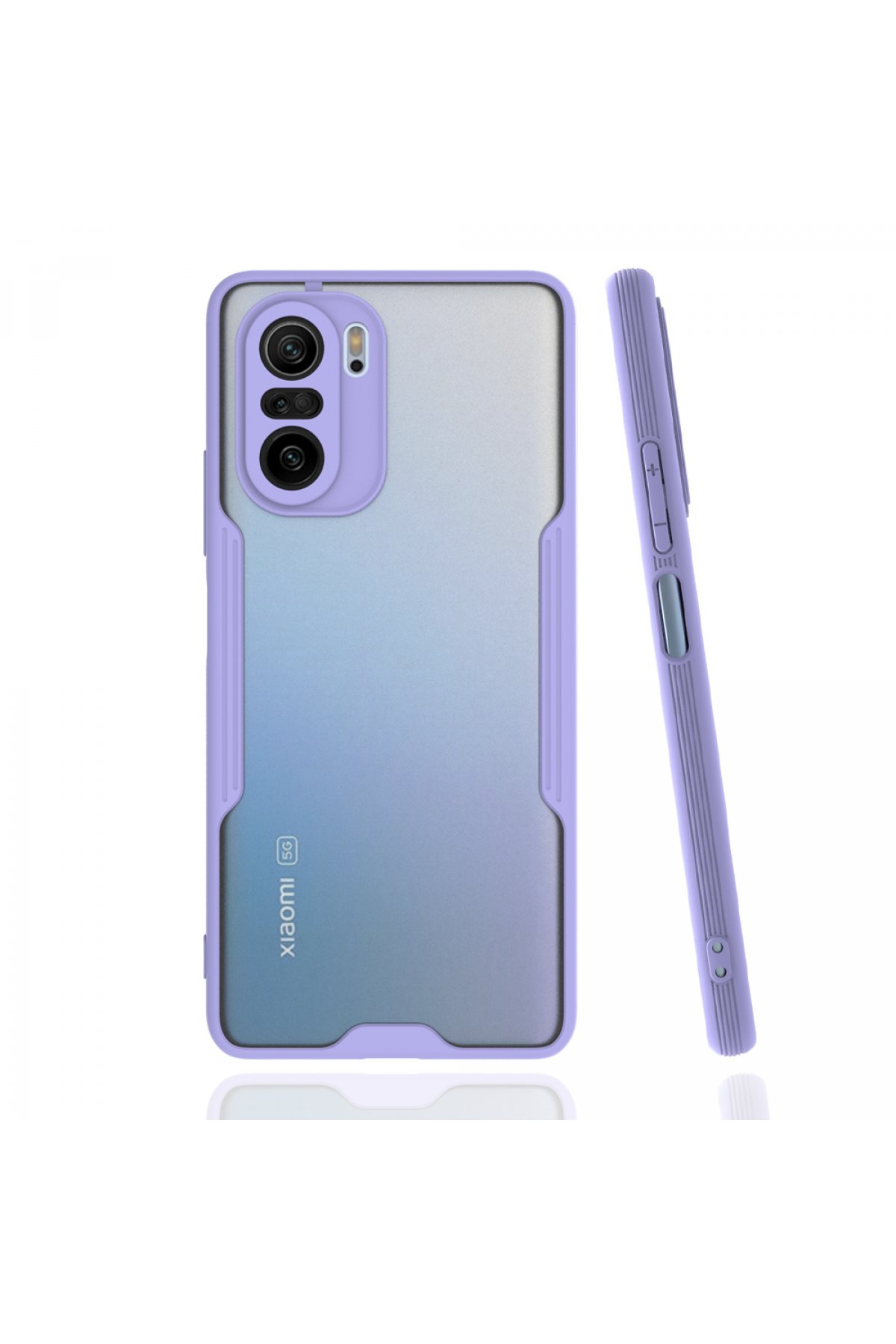 Newface Xiaomi Poco F3 Kılıf Nano içi Kadife Silikon - Turuncu