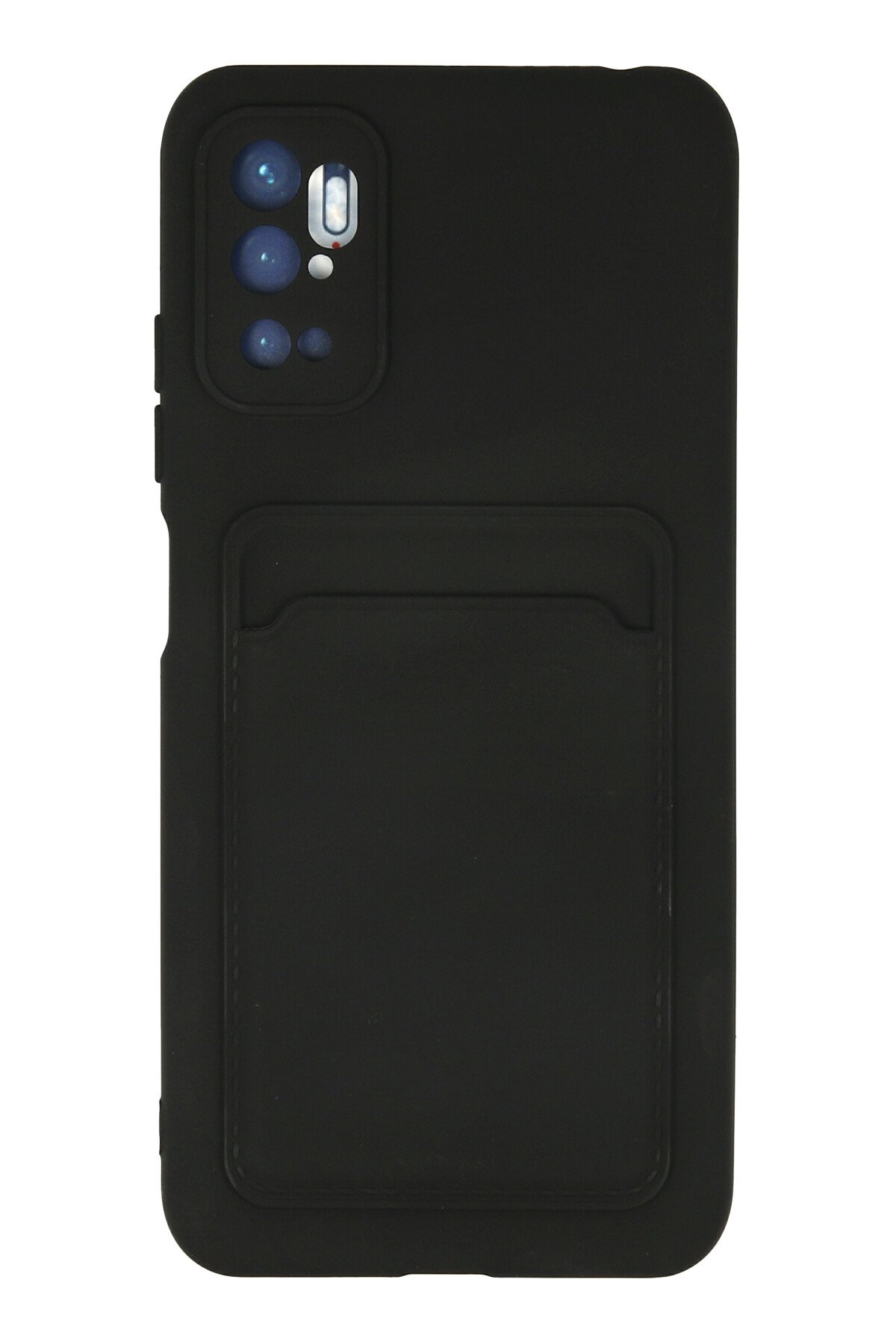 Newface Xiaomi Poco M3 Pro Kılıf Range Yüzüklü Silikon - Siyah