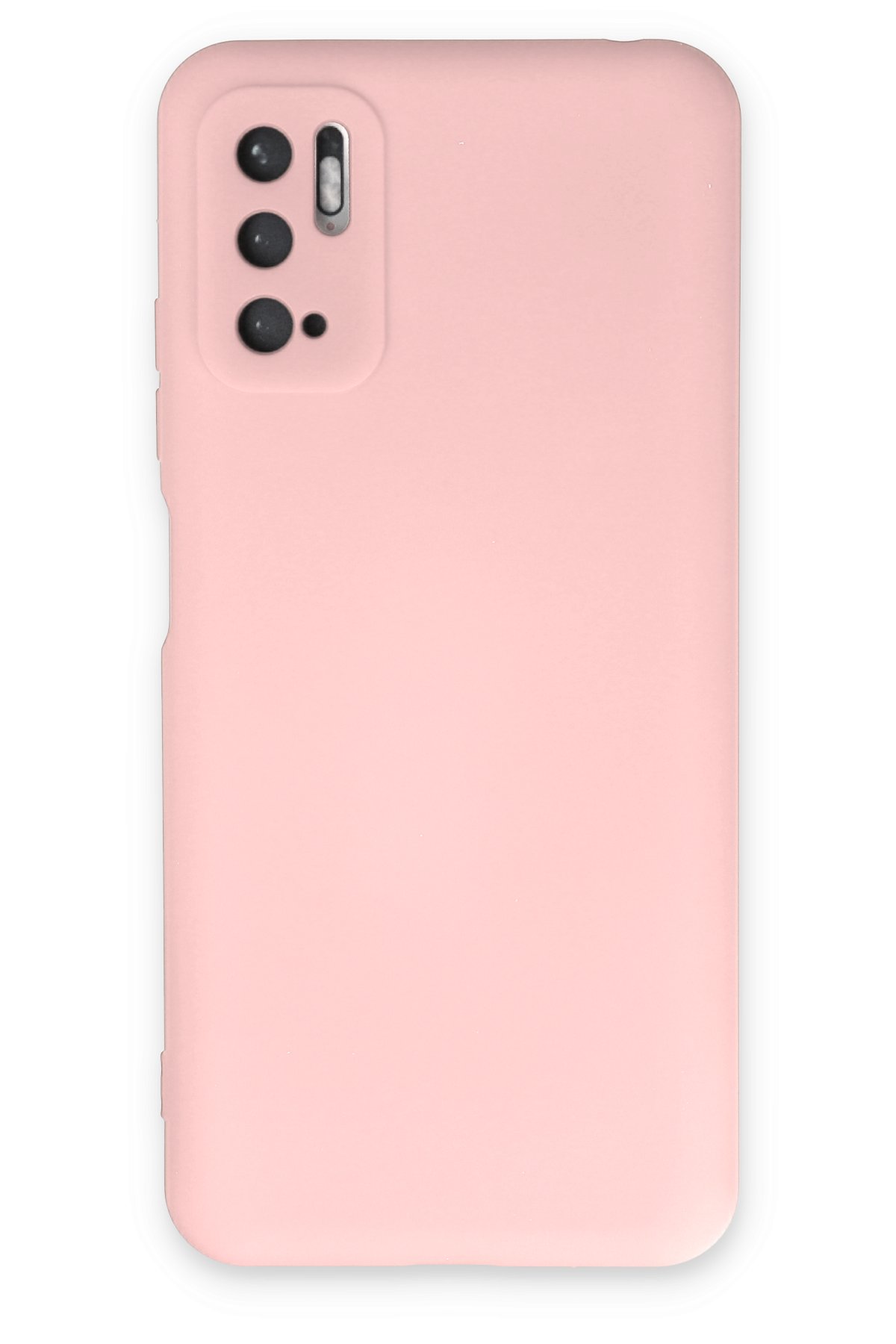 Newface Xiaomi Poco M3 Pro Kılıf Nano içi Kadife Silikon - Siyah