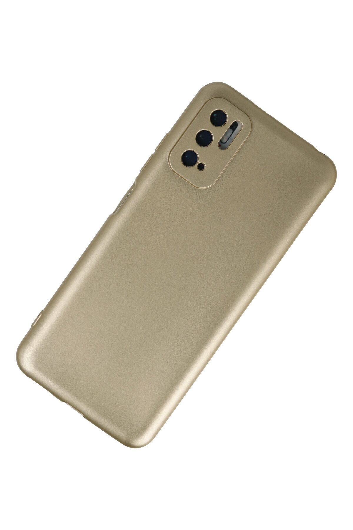 Newface Xiaomi Poco M3 Pro Kılıf Range Yüzüklü Silikon - Siyah-Gold