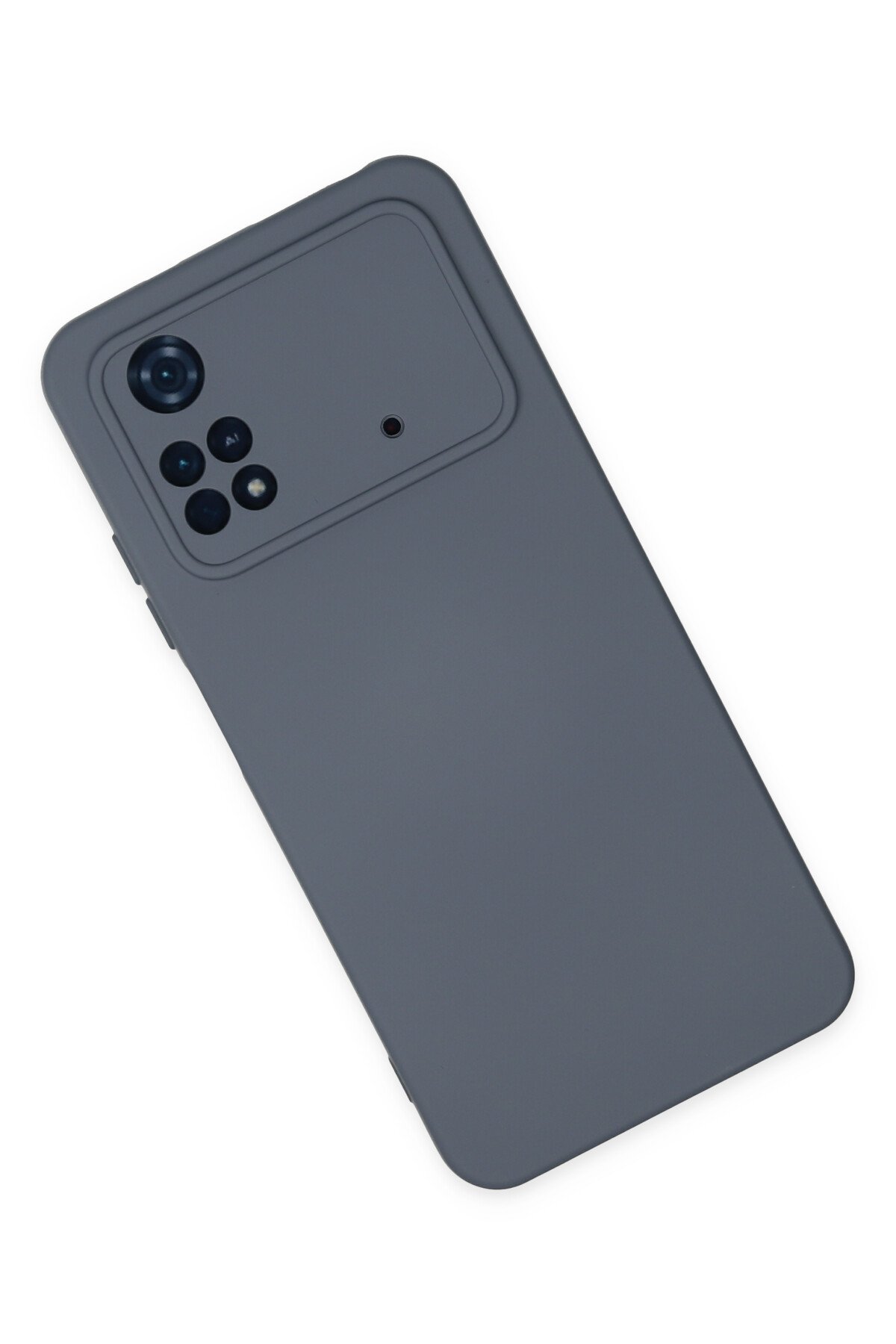 Newface Xiaomi Poco M4 Pro 4G Kılıf Nano içi Kadife Silikon - Mor