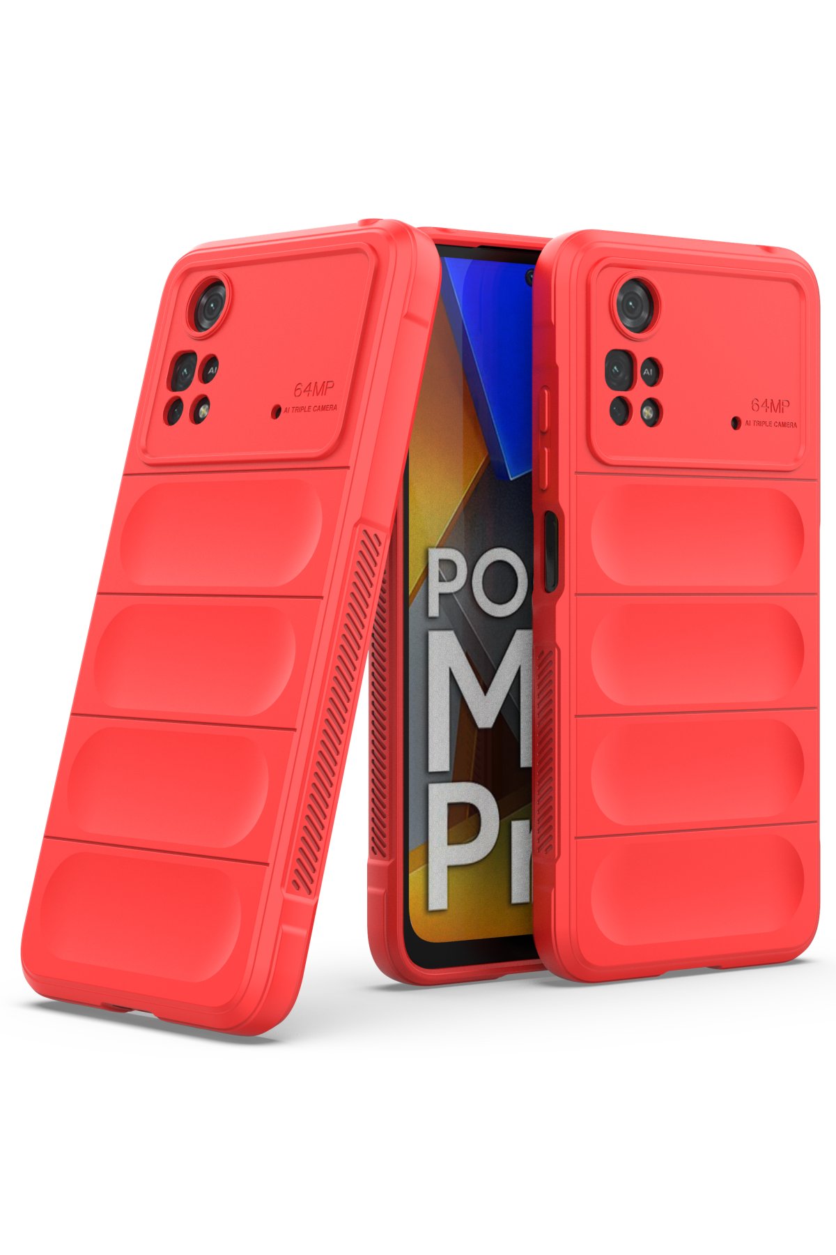 Newface Xiaomi Poco M4 Pro 4G Kılıf Optimum Silikon - Mor