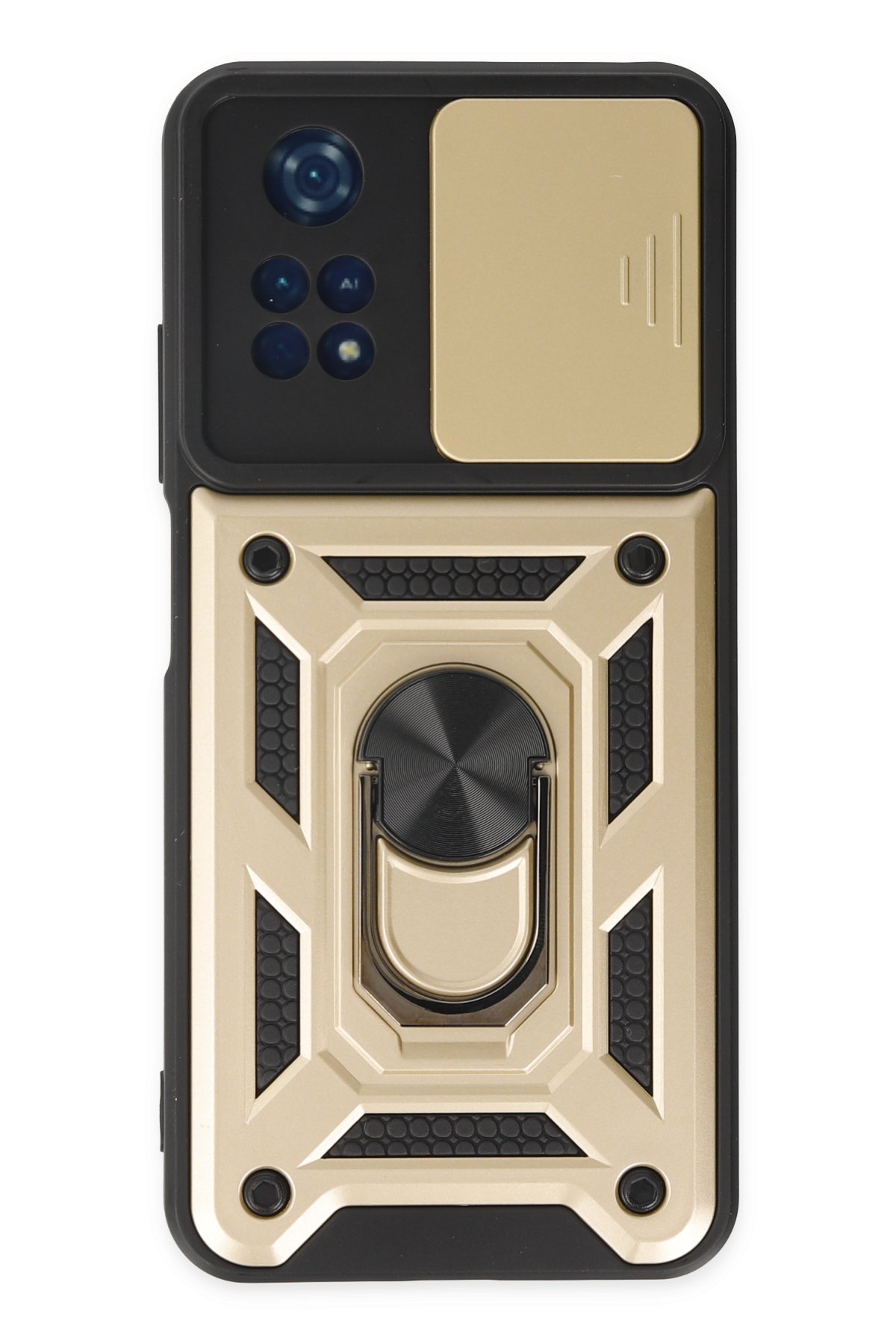 Newface Xiaomi Poco M4 Pro 4G Kılıf Nano içi Kadife Silikon - Lila