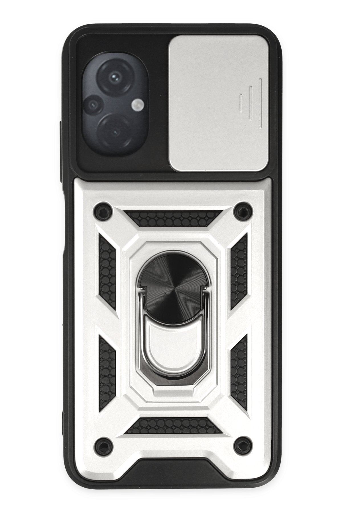 Newface Xiaomi Poco M5 Kılıf Platin Silikon - Kırmızı