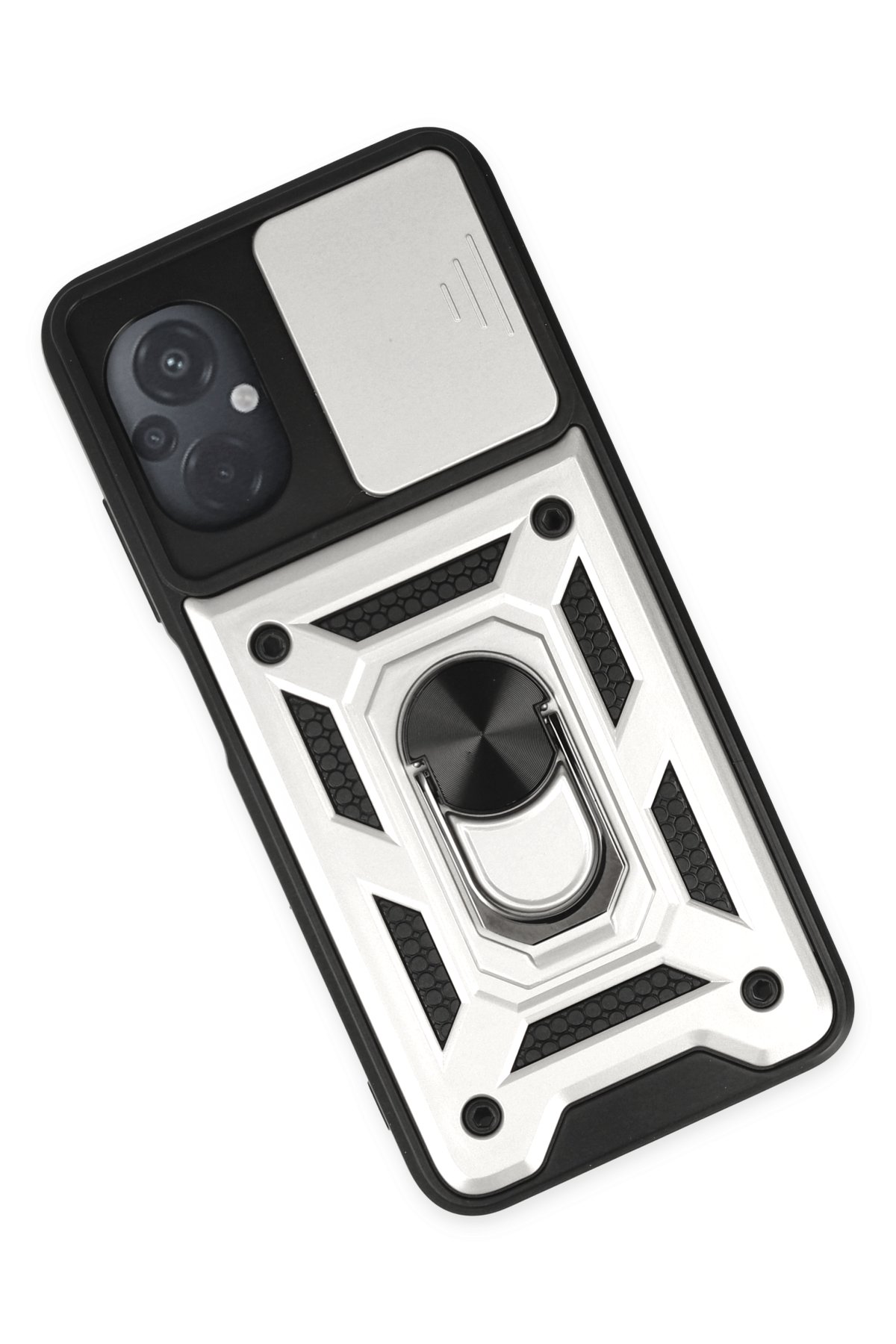 Newface Xiaomi Poco M5 Kılıf Platin Silikon - Kırmızı