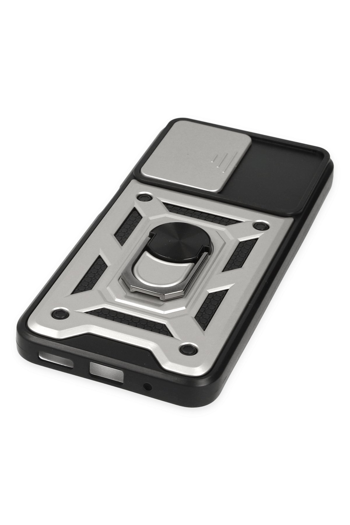 Newface Xiaomi Poco M5 Kılıf Platin Silikon - Kırmızı