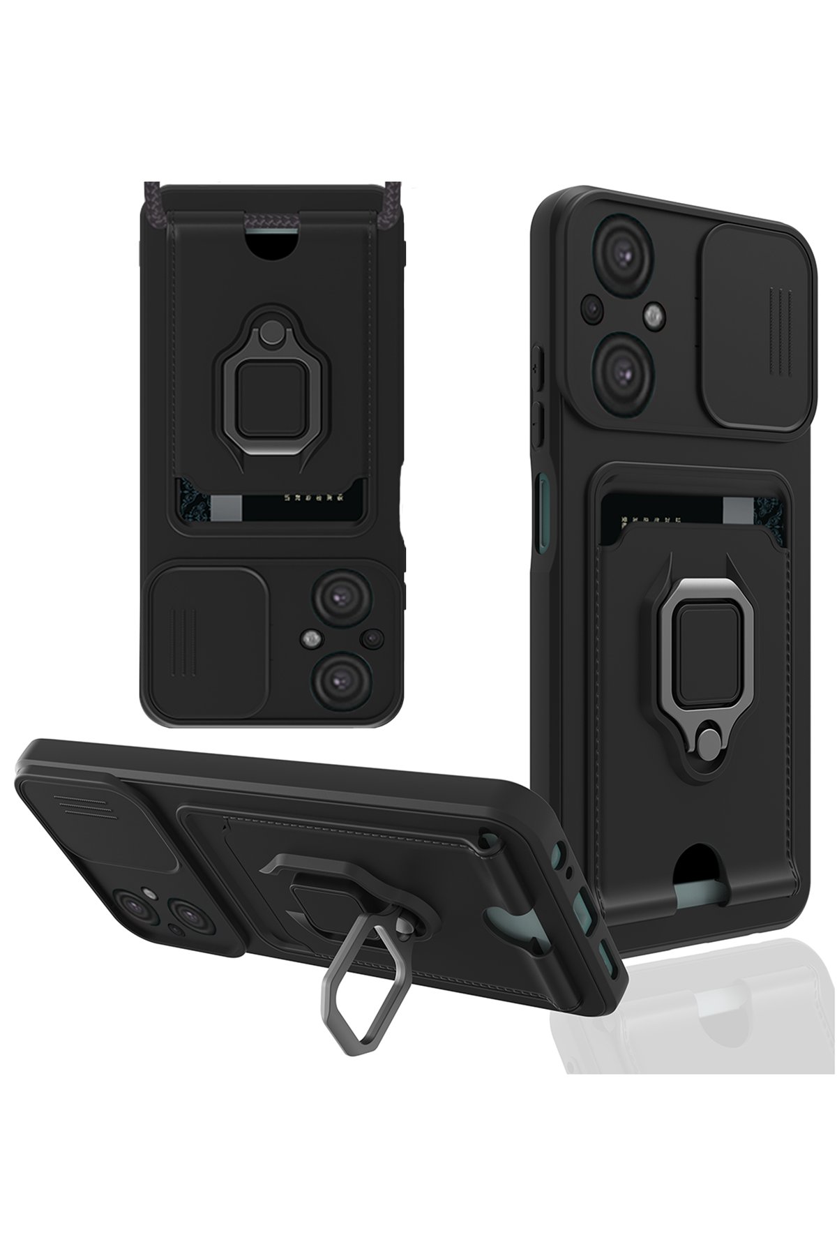 Newface Xiaomi Poco M5 Kılıf Nano içi Kadife Silikon - Mavi