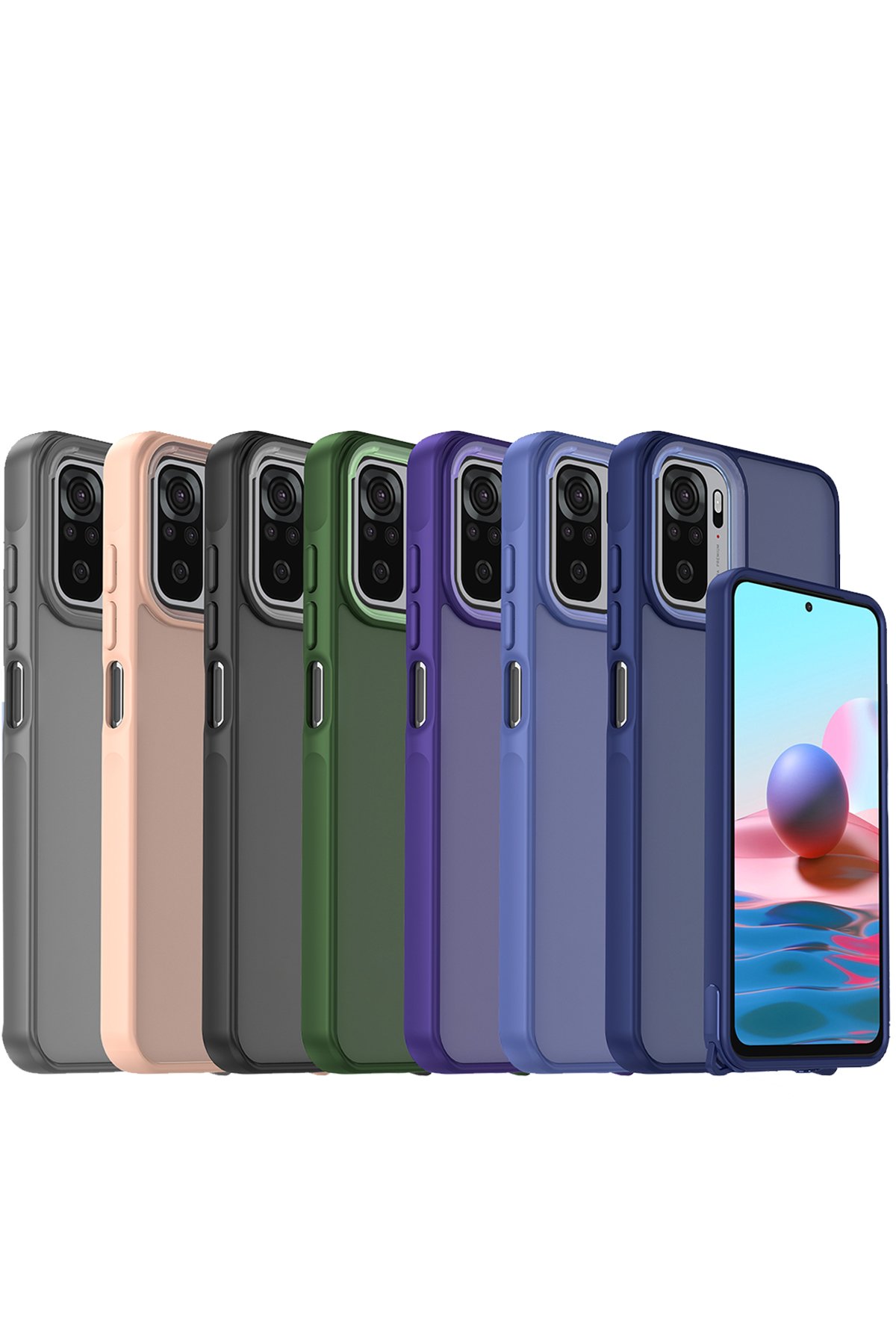 Newface Xiaomi Poco M5s Kılıf Mirror Desenli Kapak - Mirror - 11