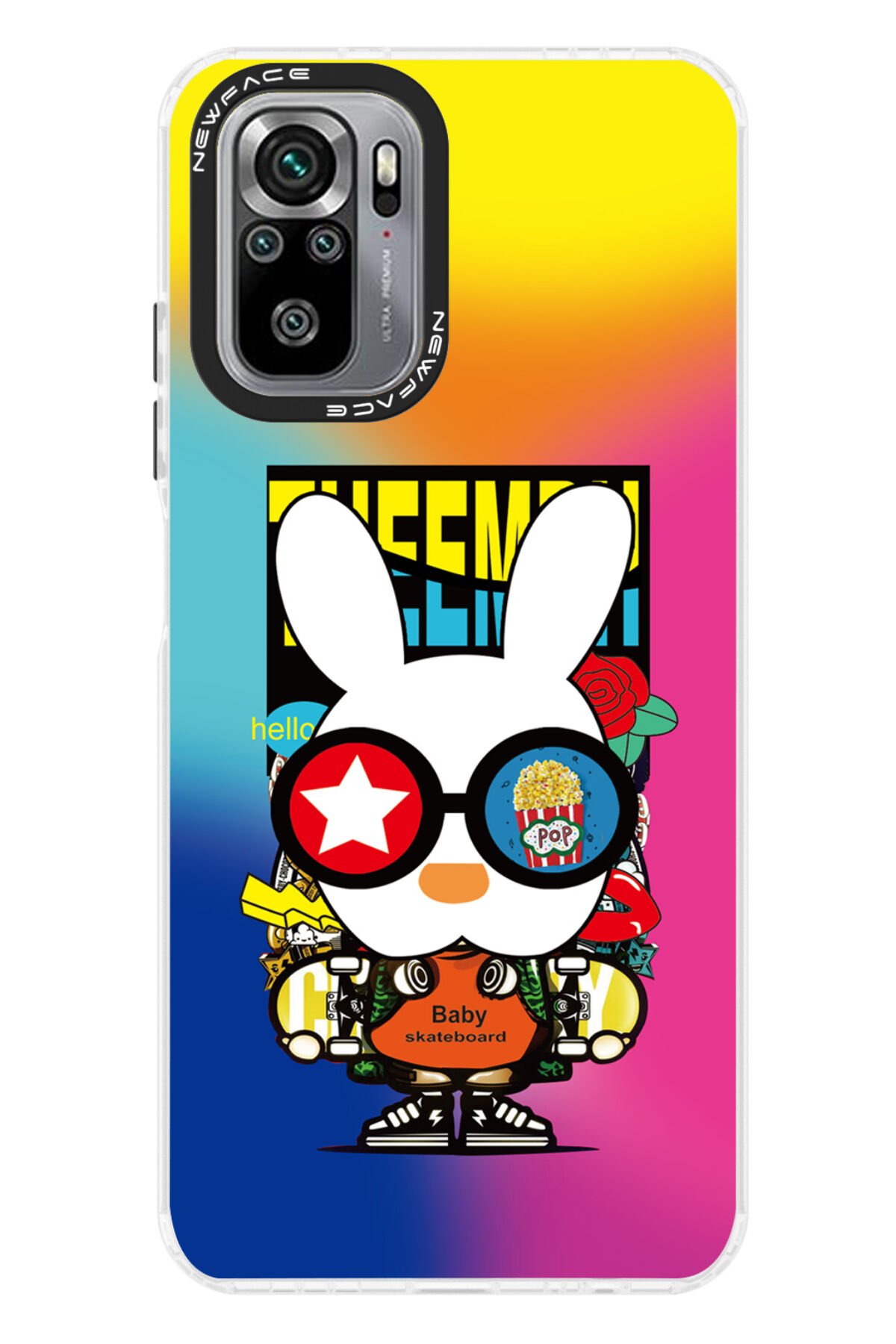 Newface Xiaomi Poco M5s Kılıf Mirror Desenli Kapak - Mirror - 11