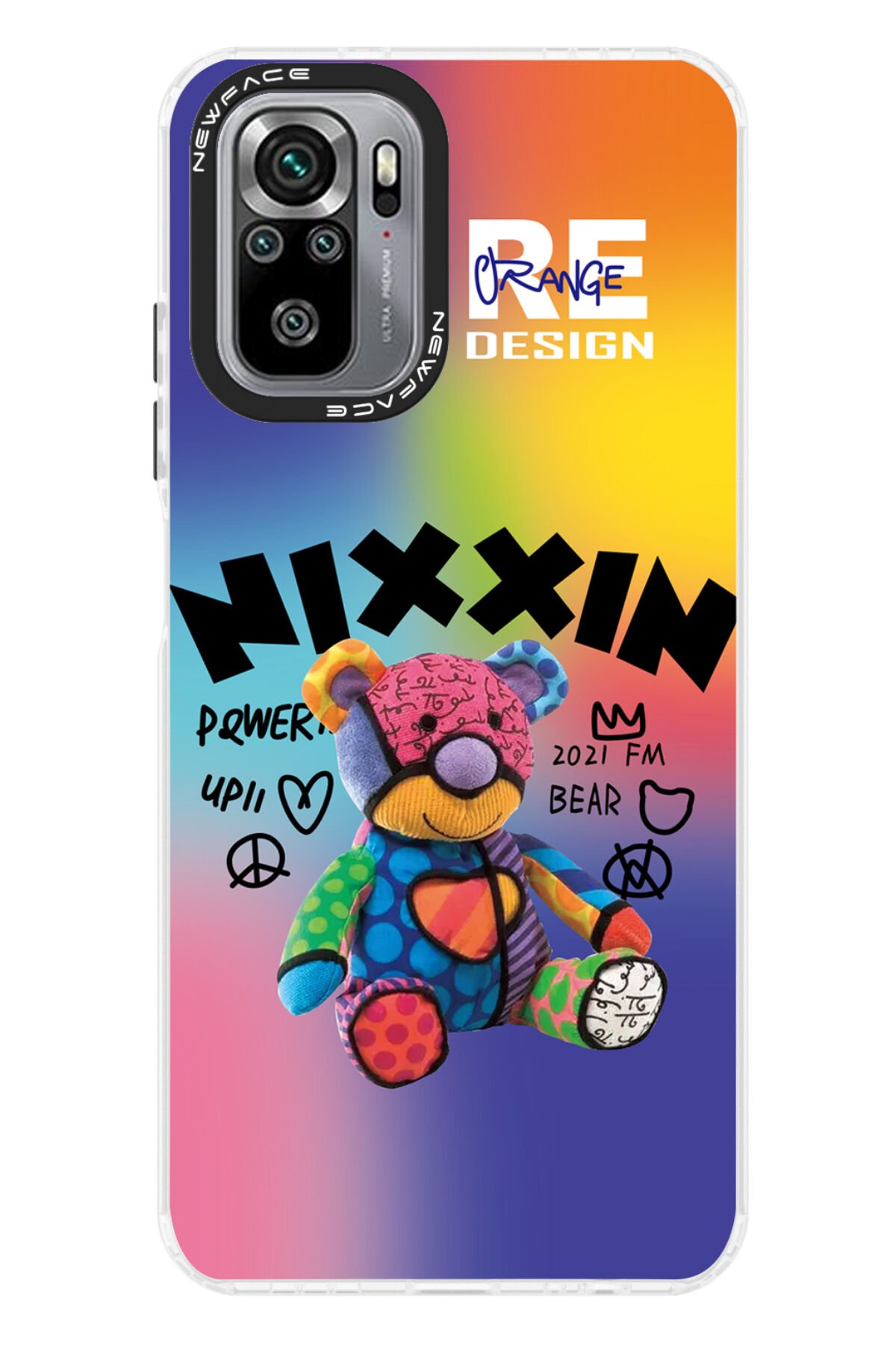 Newface Xiaomi Poco M5s Kılıf Platin Silikon - Mavi