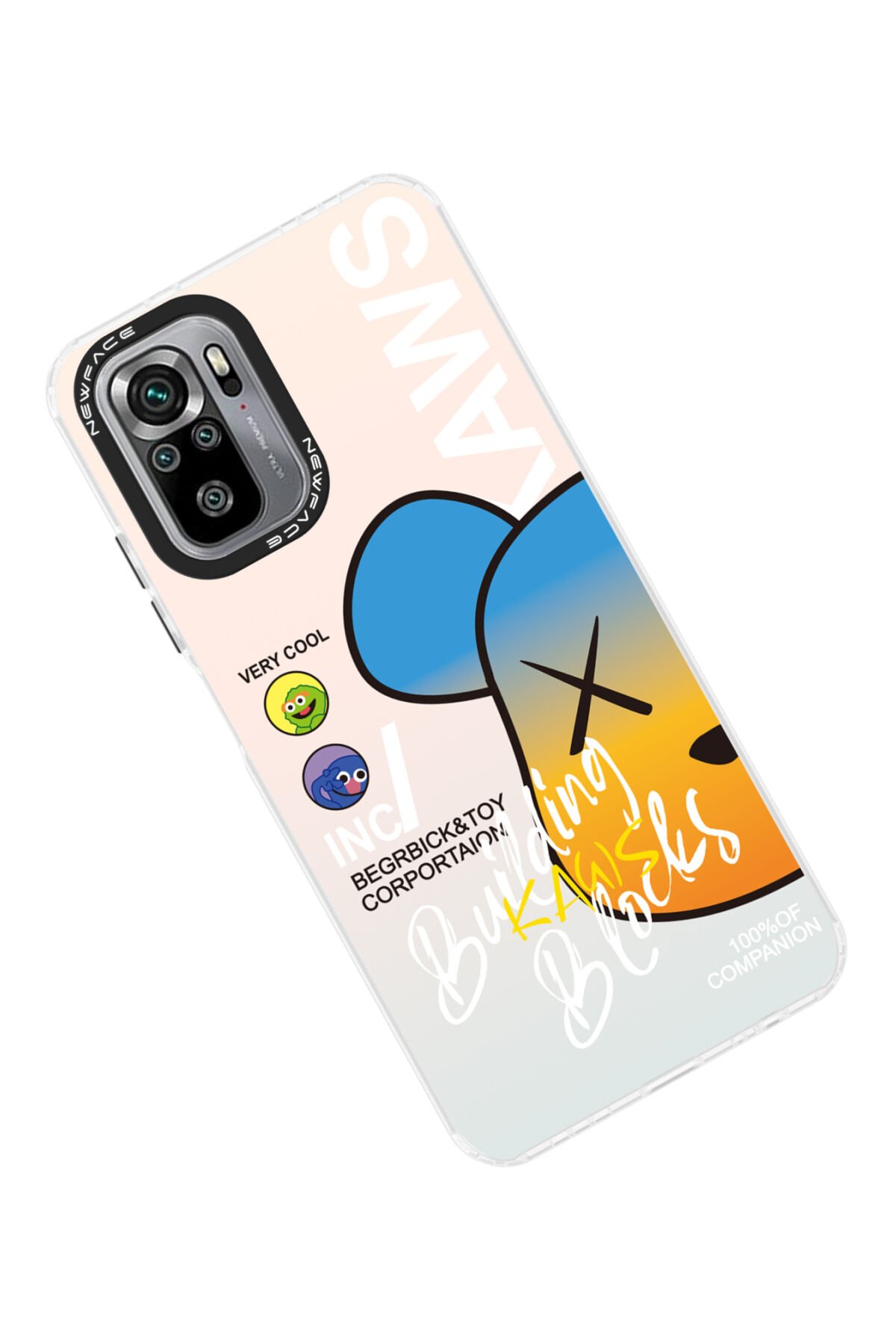 Newface Xiaomi Poco M5s Kılıf Zuma Kartvizitli Yüzüklü Silikon - Lacivert