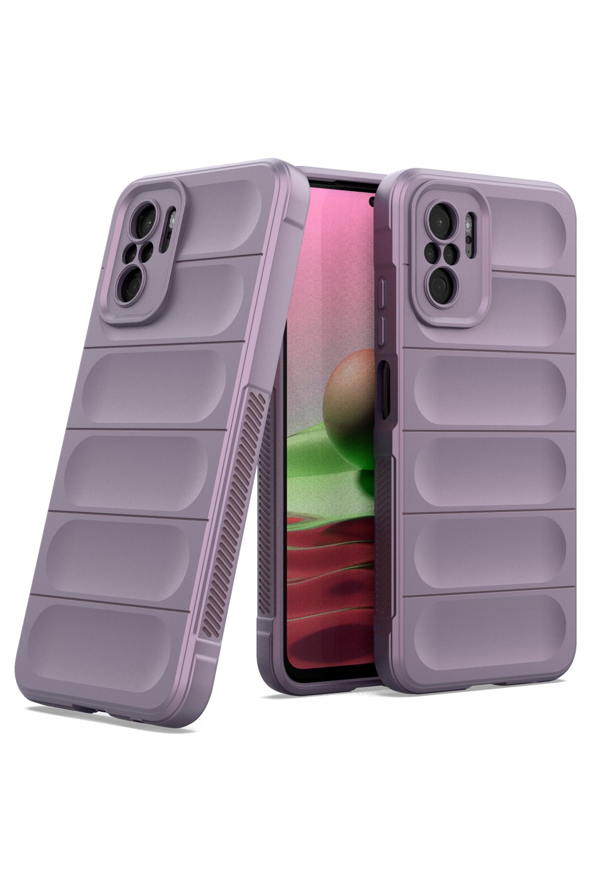 Newface Xiaomi Poco M5s Kılıf Zuma Kartvizitli Yüzüklü Silikon - Lacivert