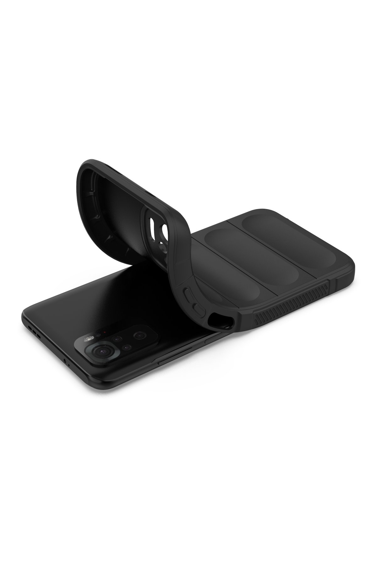 Newface Xiaomi Poco M5s Kılıf Elegant Kapak - Pudra