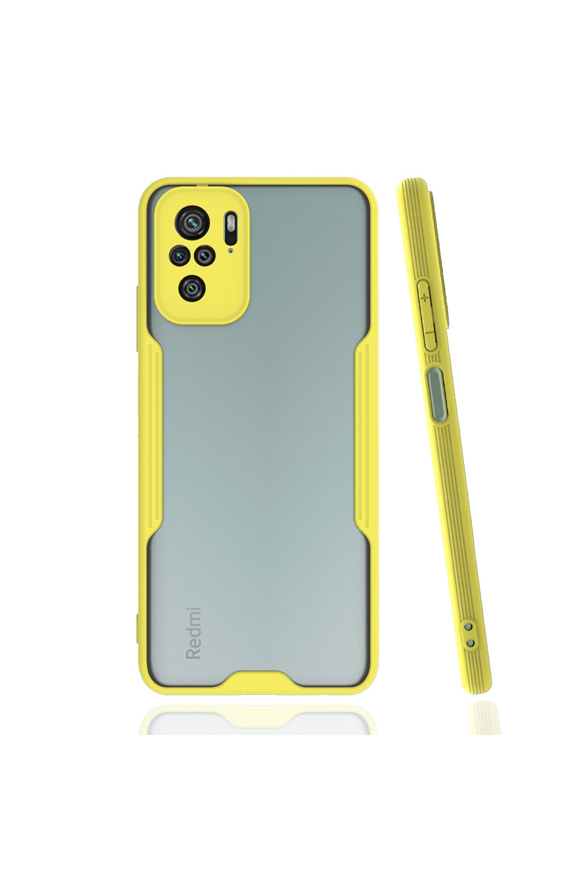 Newface Xiaomi Poco M5s Kılıf Palm Buzlu Kamera Sürgülü Silikon - Turkuaz