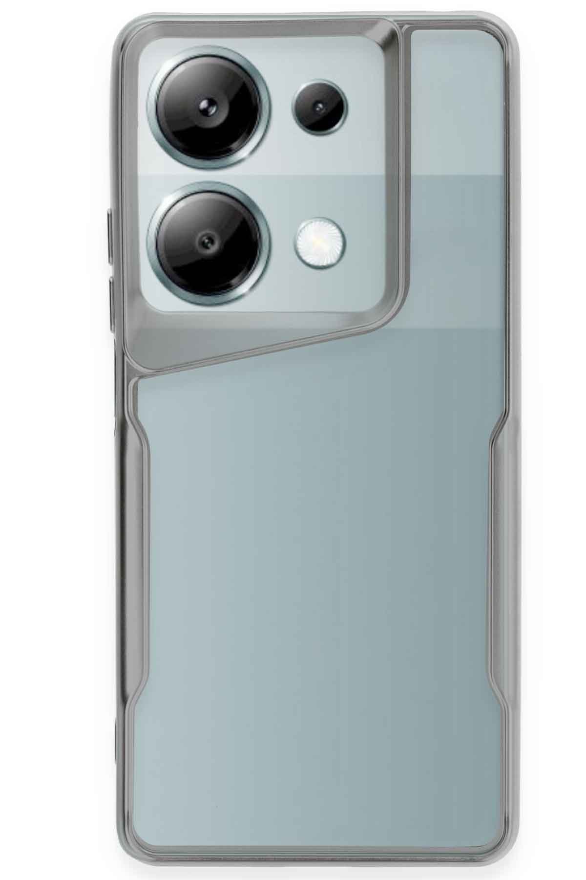 Newface Xiaomi Poco M6 Pro 4G Kılıf Nano içi Kadife Silikon - Pudra