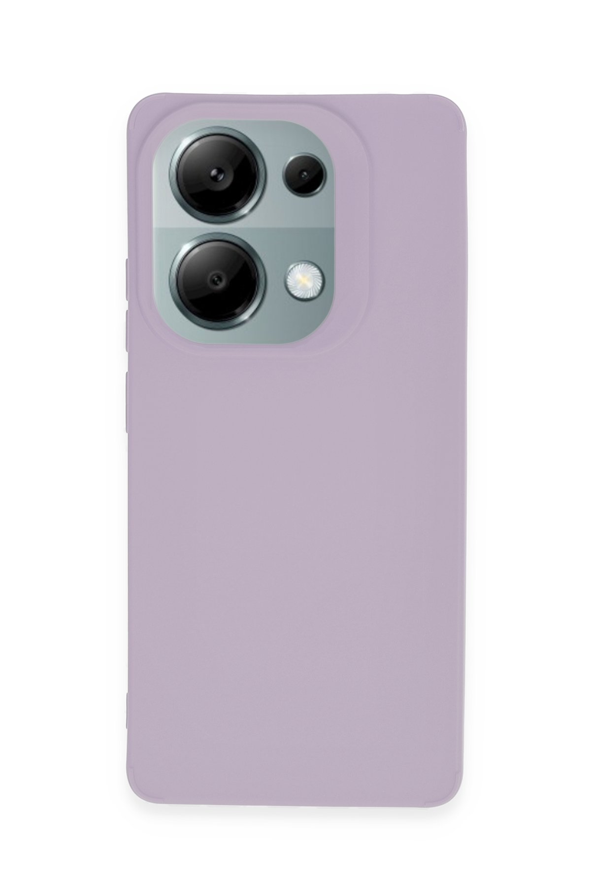 Newface Xiaomi Poco M6 Pro 4G Kılıf Volet Silikon - Beyaz