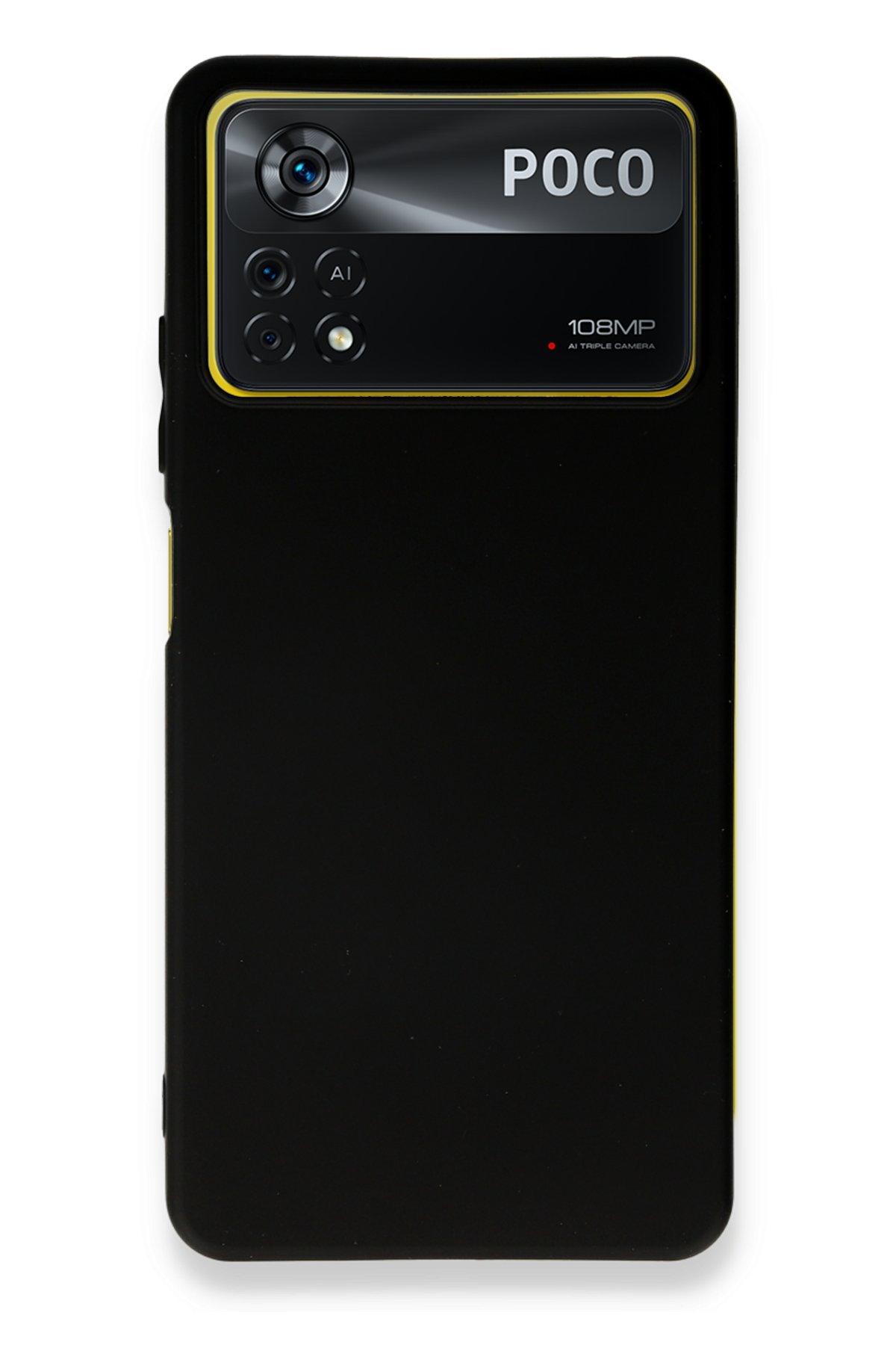 Newface Xiaomi Poco X4 Pro 5G Kılıf Montreal Silikon Kapak - Siyah