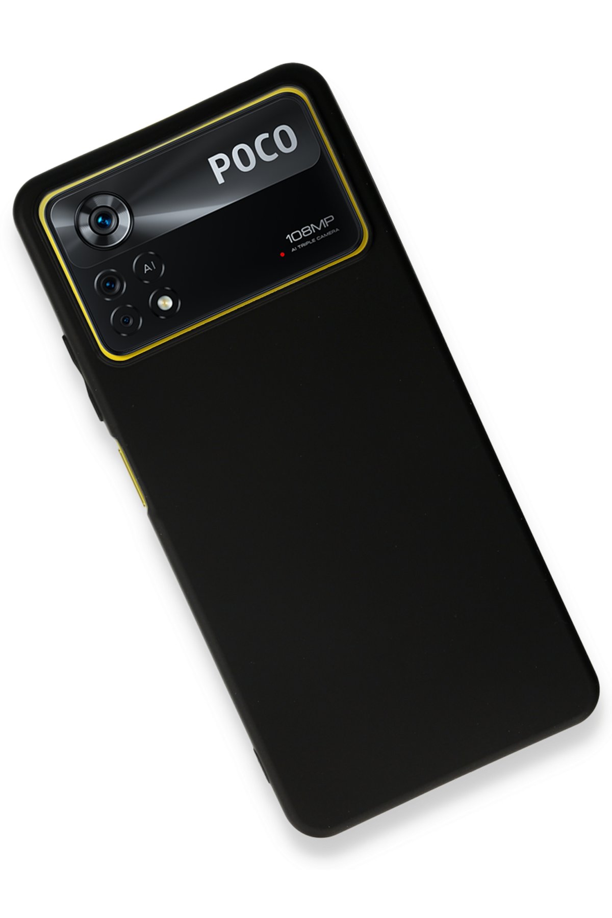 Newface Xiaomi Poco X4 Pro 5G Kılıf Montreal Silikon Kapak - Siyah