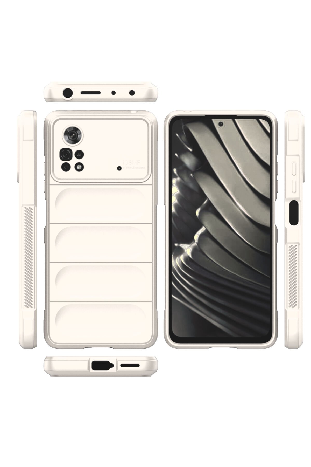 Newface Xiaomi Poco X4 Pro 5G Kılıf Optimum Silikon - Siyah