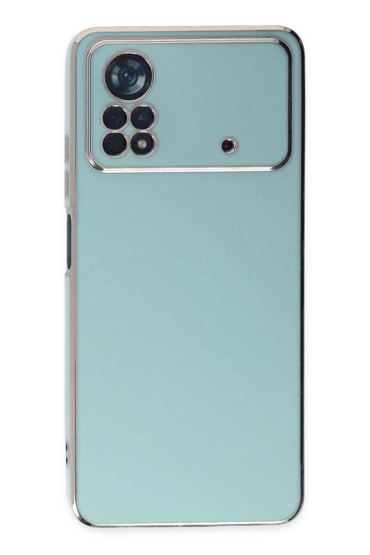 Newface Xiaomi Poco X4 Pro 5G Kılıf Pars Lens Yüzüklü Silikon - Lacivert